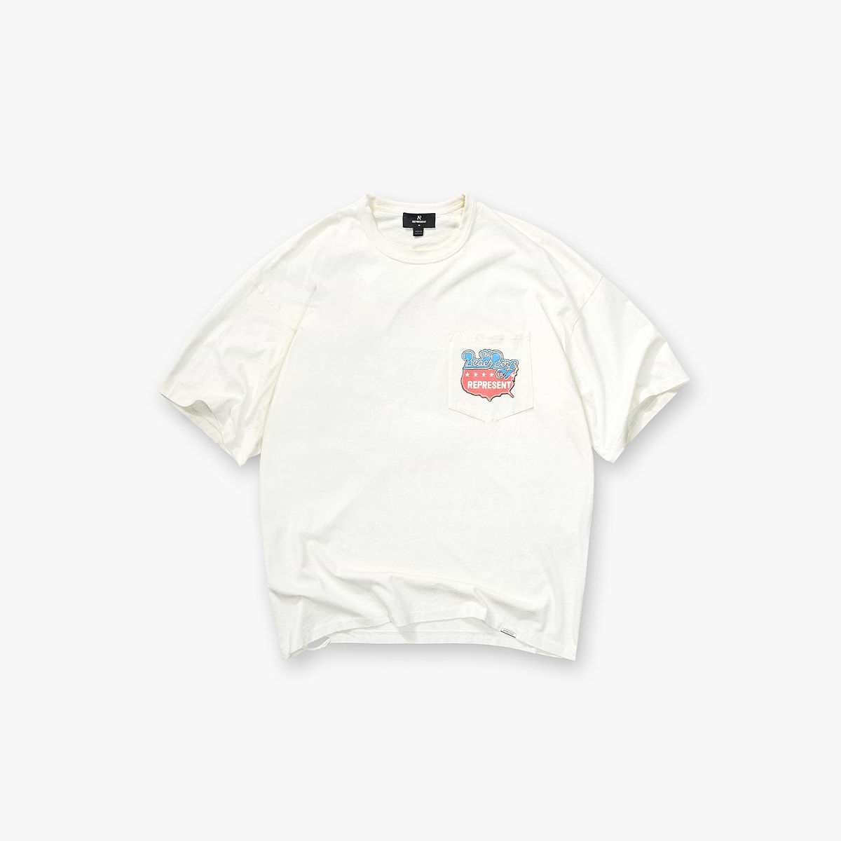 Represent x Beach Boys Americas Band T-Shirt - Flat White