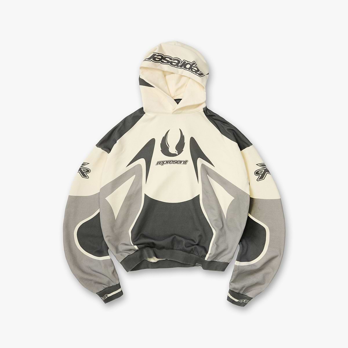 Represent X Belstaff Racing Hoodie - Dark Grey