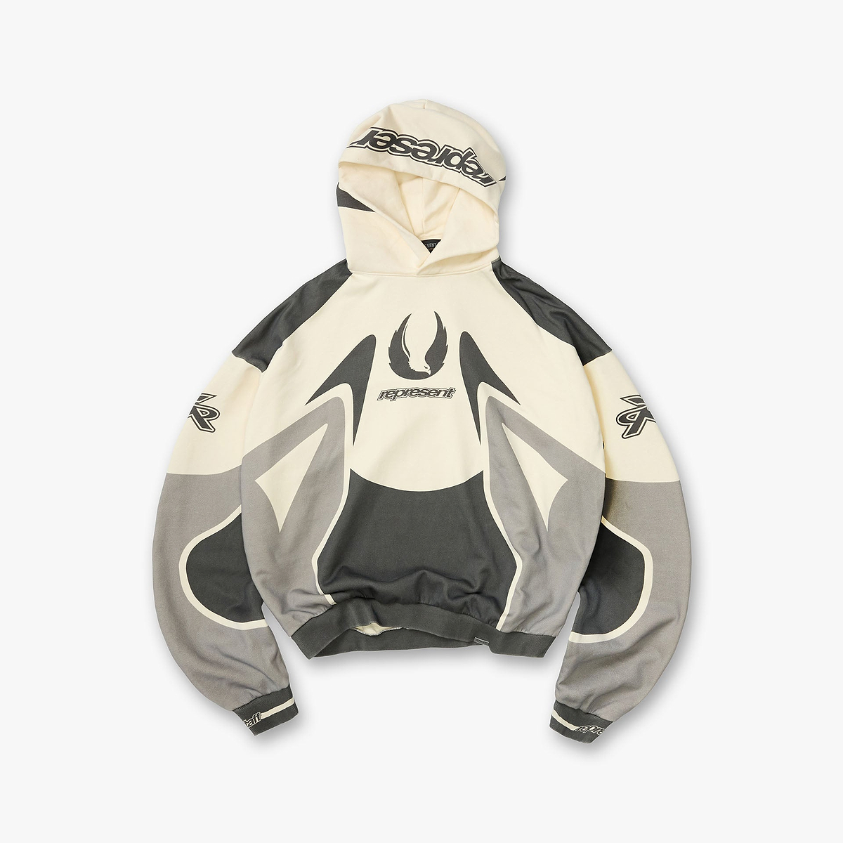 Represent X Belstaff Racing Hoodie - Dark Grey