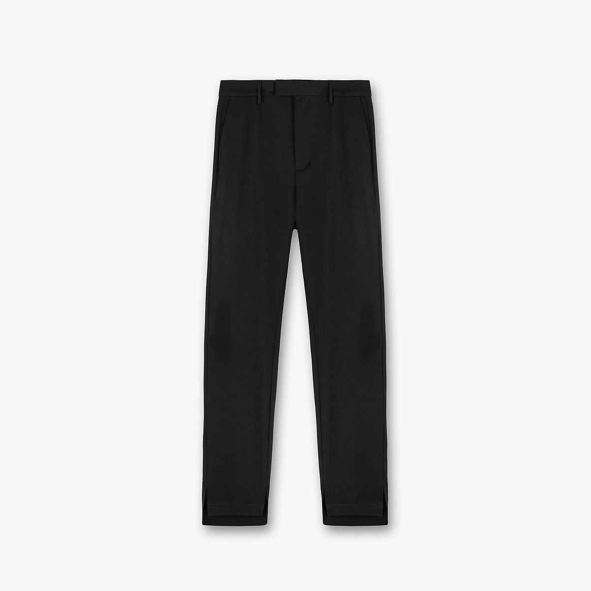 Stepped Hem Pant - Black