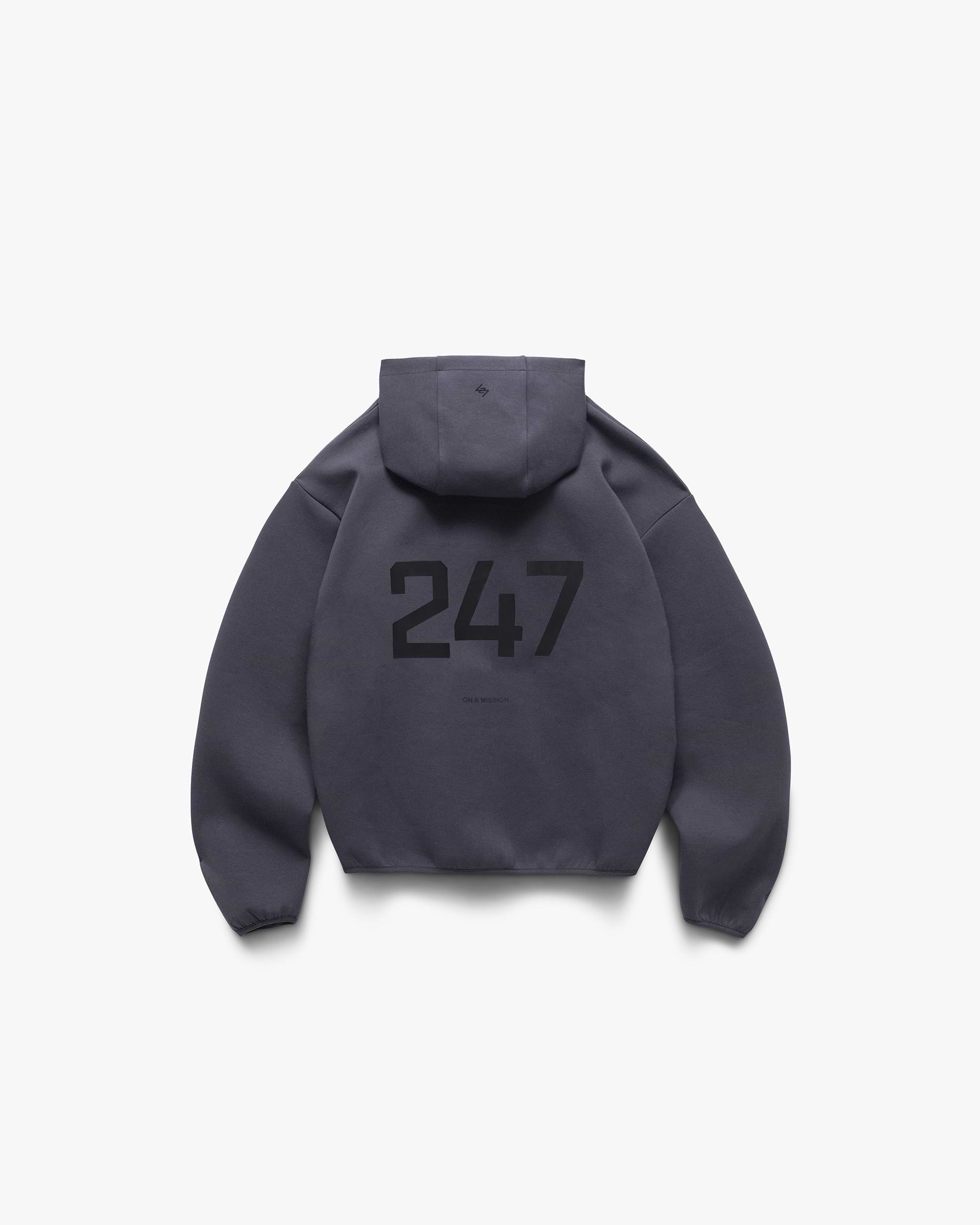 247 Form Zip Hood - Graphene