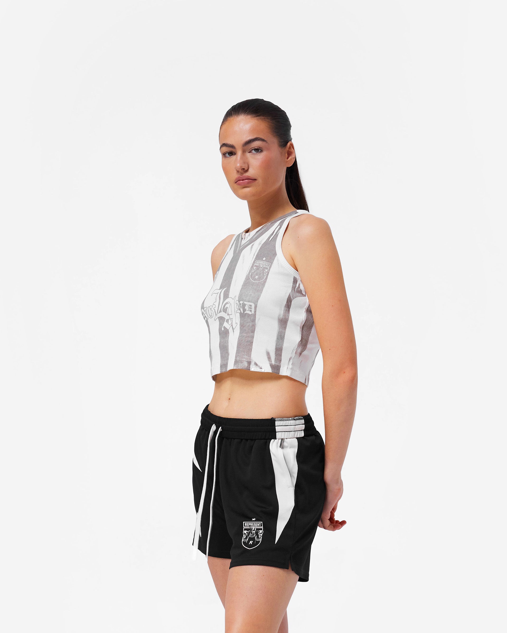 Printed Vest - Flat White