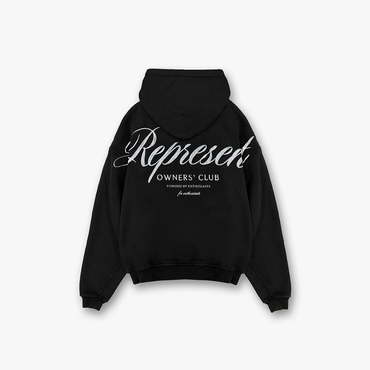Represent Owners Club Script Hoodie - Black