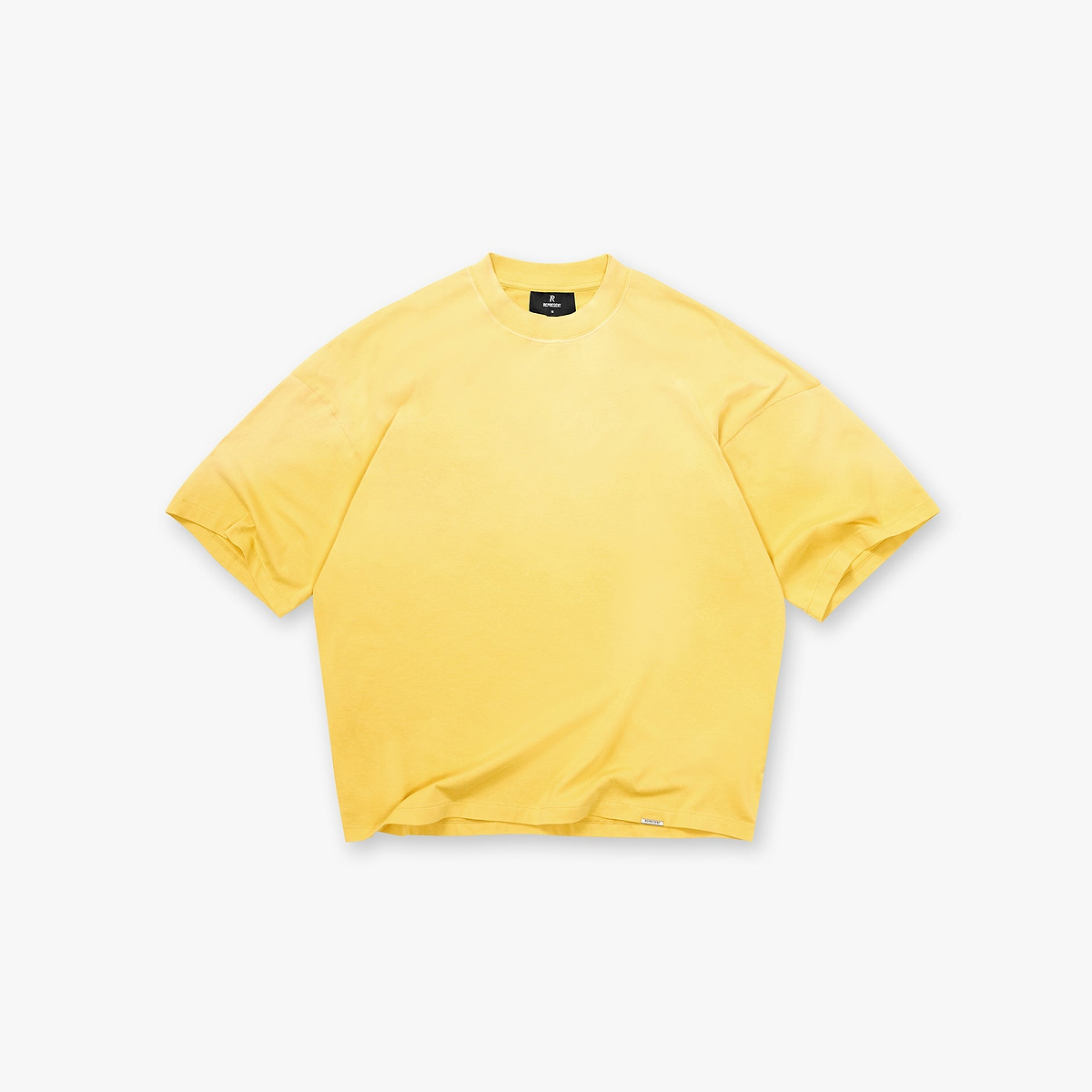 Initial Boxy T-Shirt - Canary Yellow