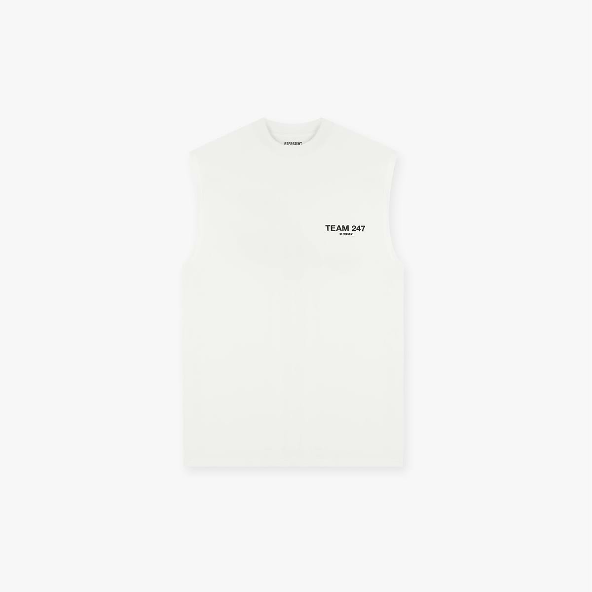 Team 247 Oversized Tank - Flat White
