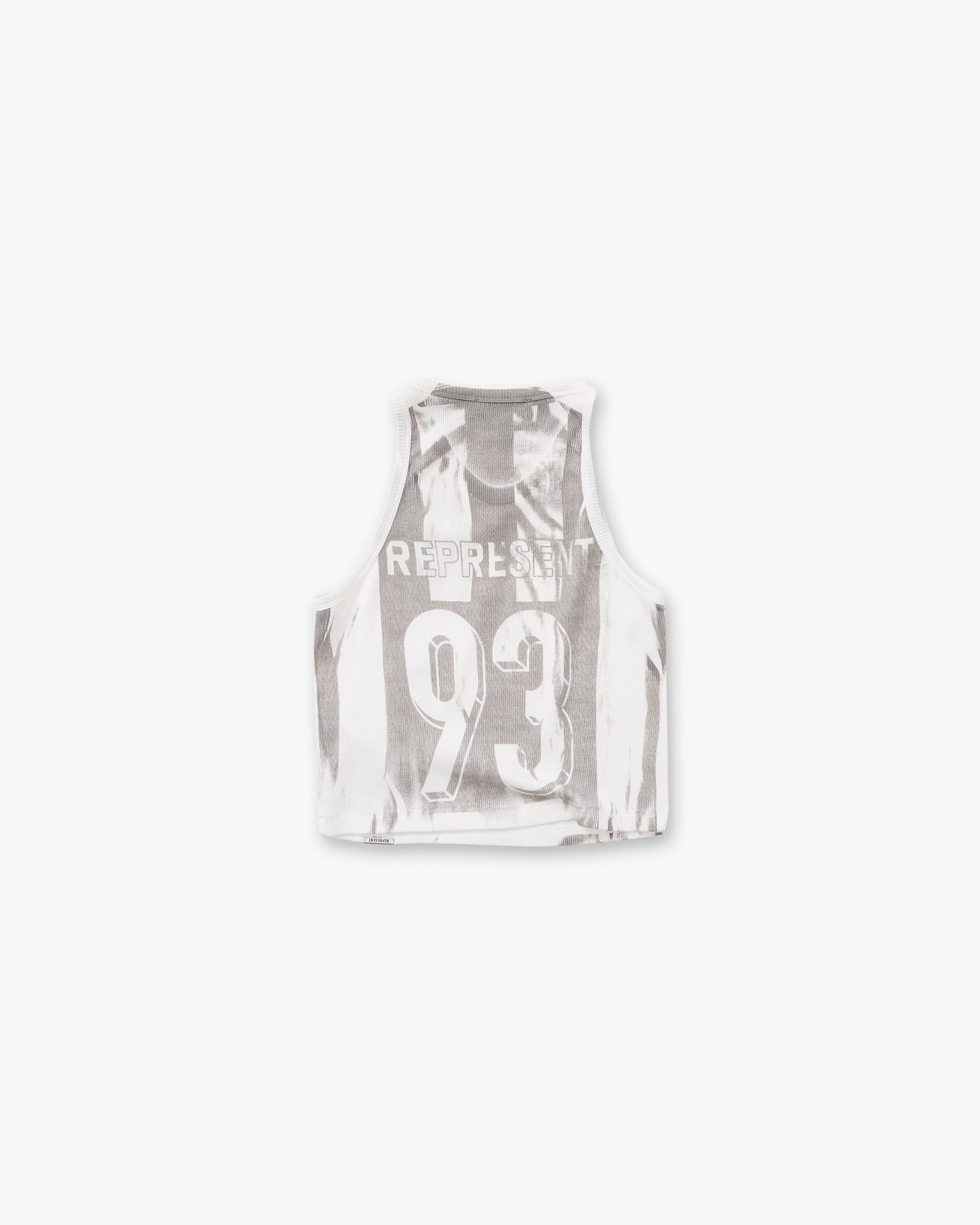Printed Vest - Flat White
