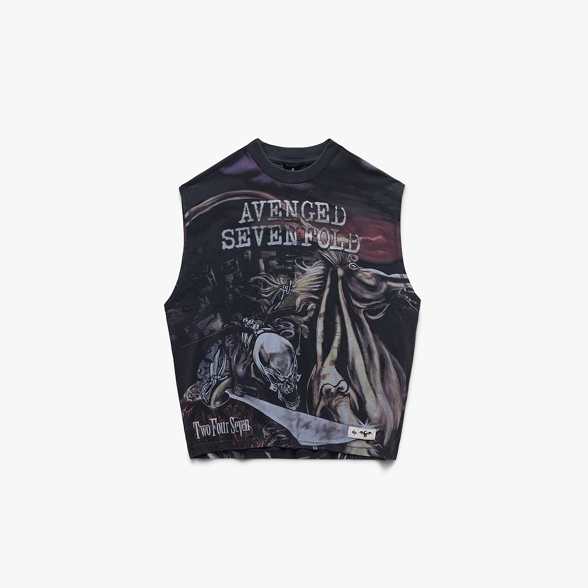 247 x Avenged Sevenfold City Of Evil Tank - Aged Black