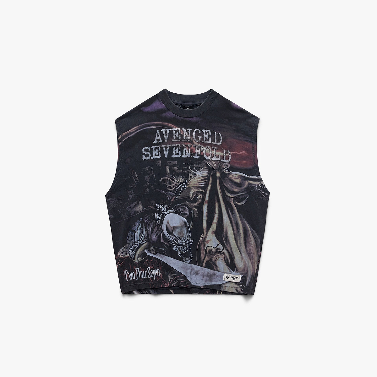 247 x Avenged Sevenfold City Of Evil Tank - Aged Black