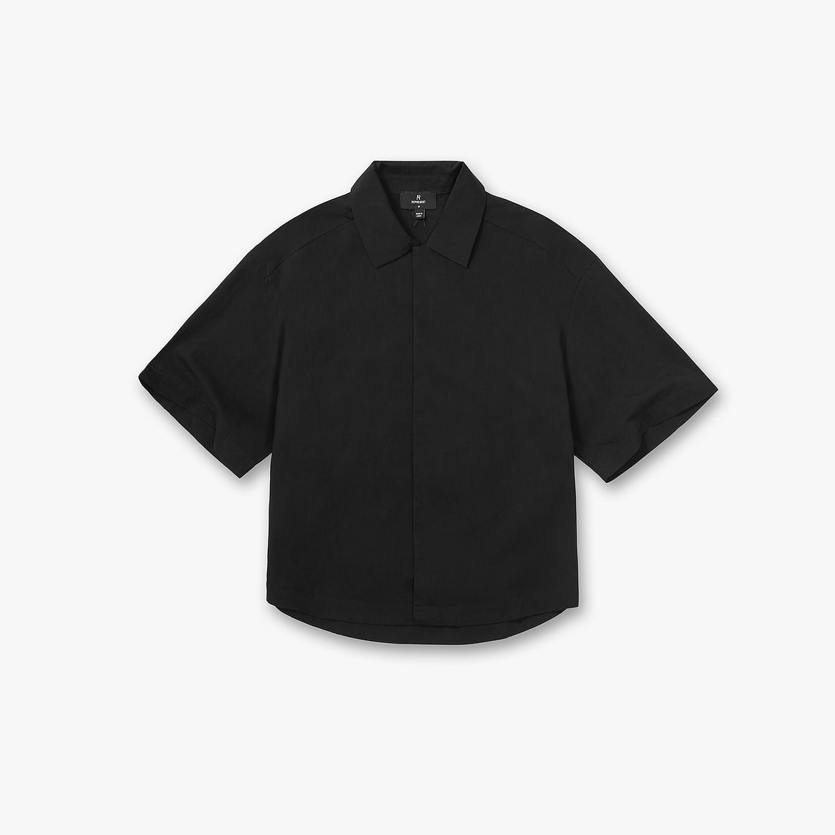 Initial Short Sleeve Shirt - Jet Black