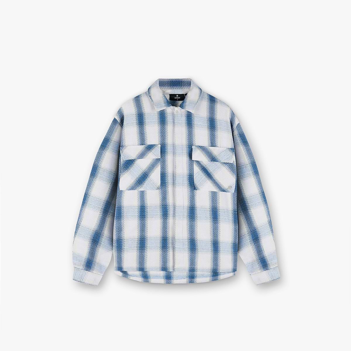 Season Flannel Shirt - Mid Blue