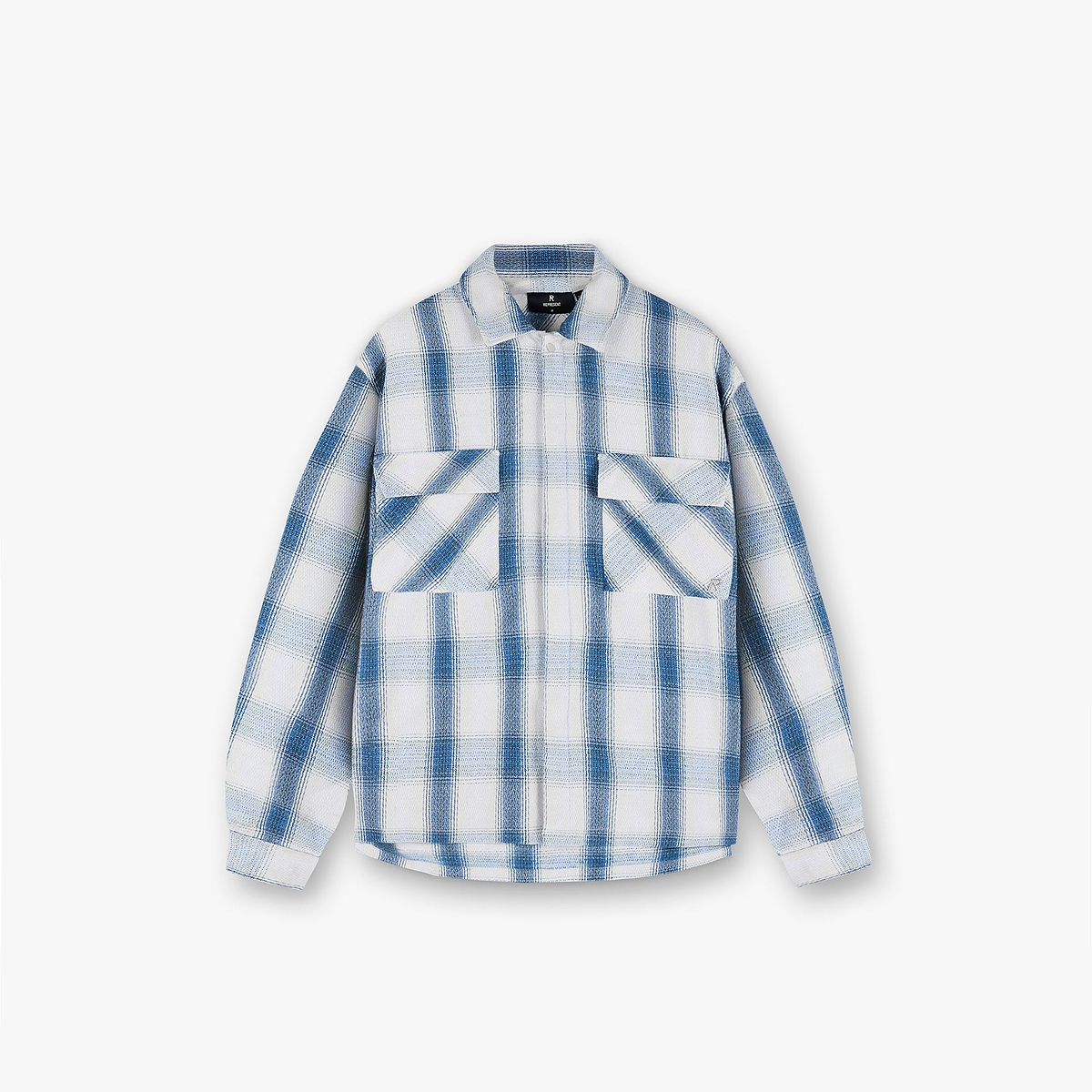 Season Flannel Shirt - Mid Blue