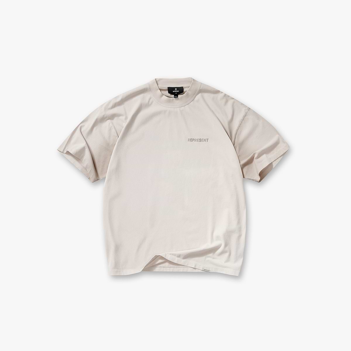 Metal Block Logo T-Shirt - Concrete