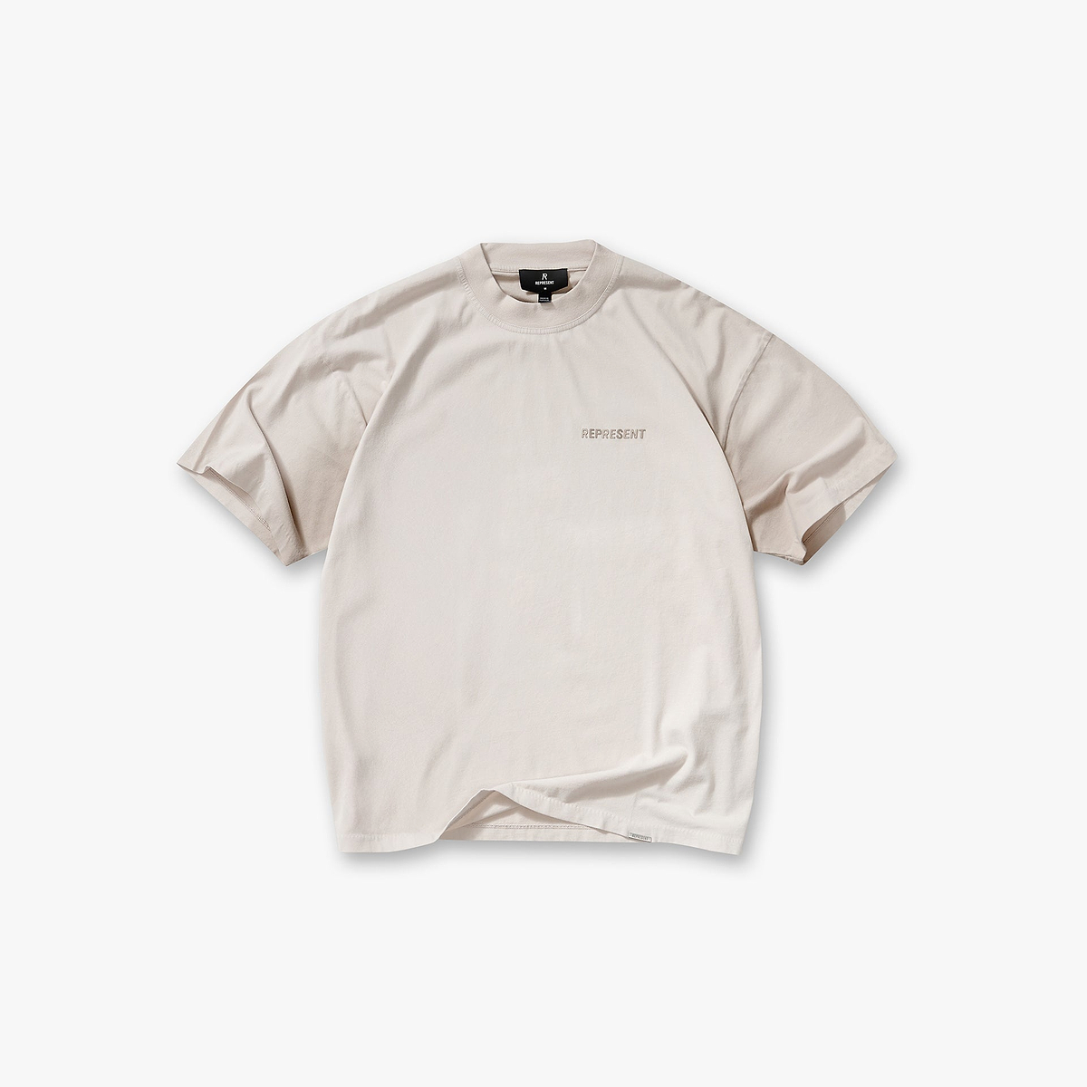 Metal Block Logo T-Shirt - Concrete