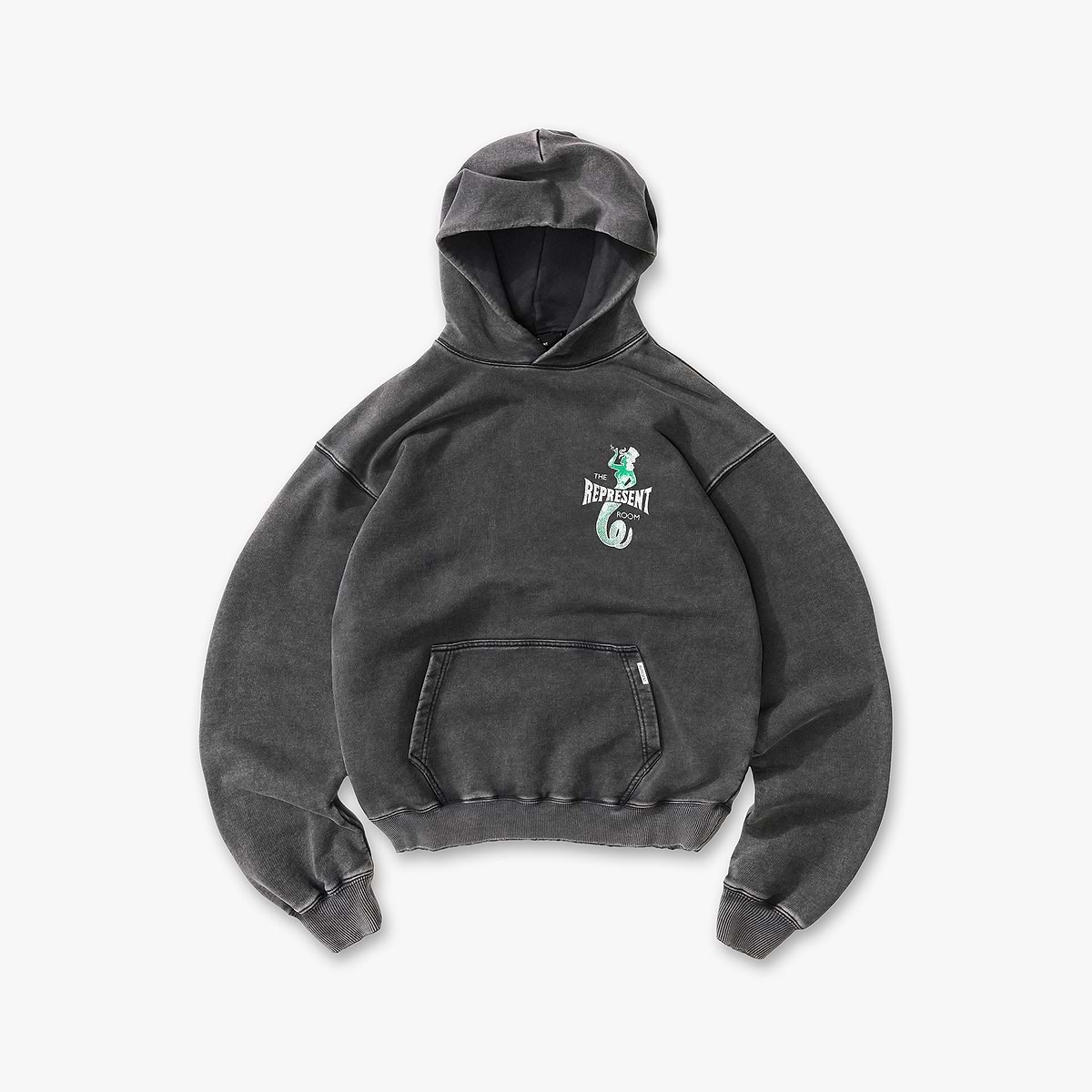 Represent x The Viper Room Dice Hoodie - Vintage Grey