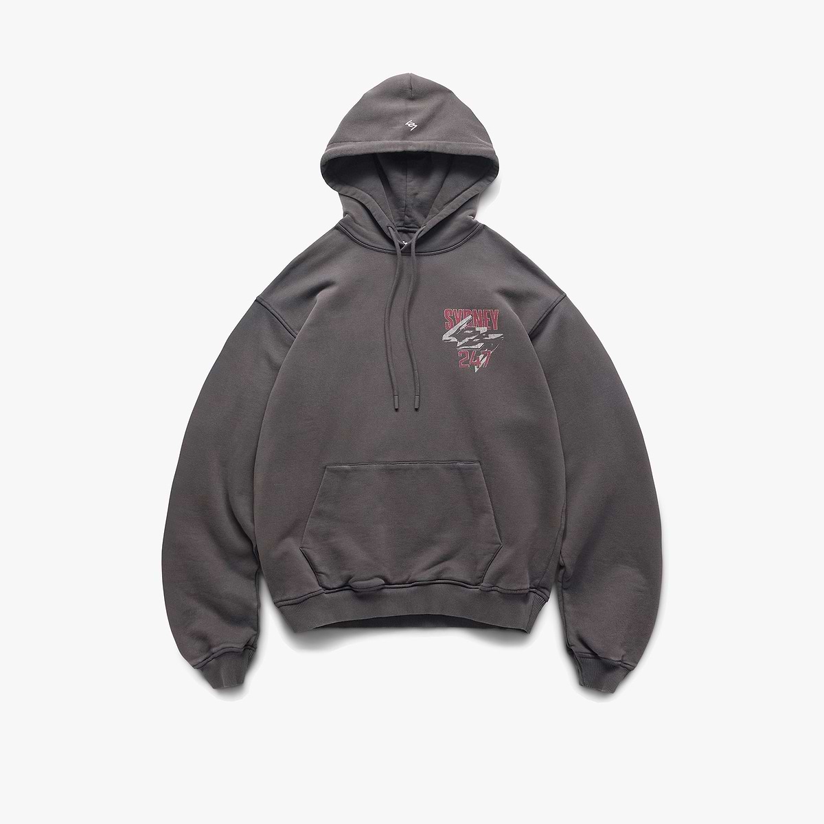 247 Sydney Hoodie - Washed Grey
