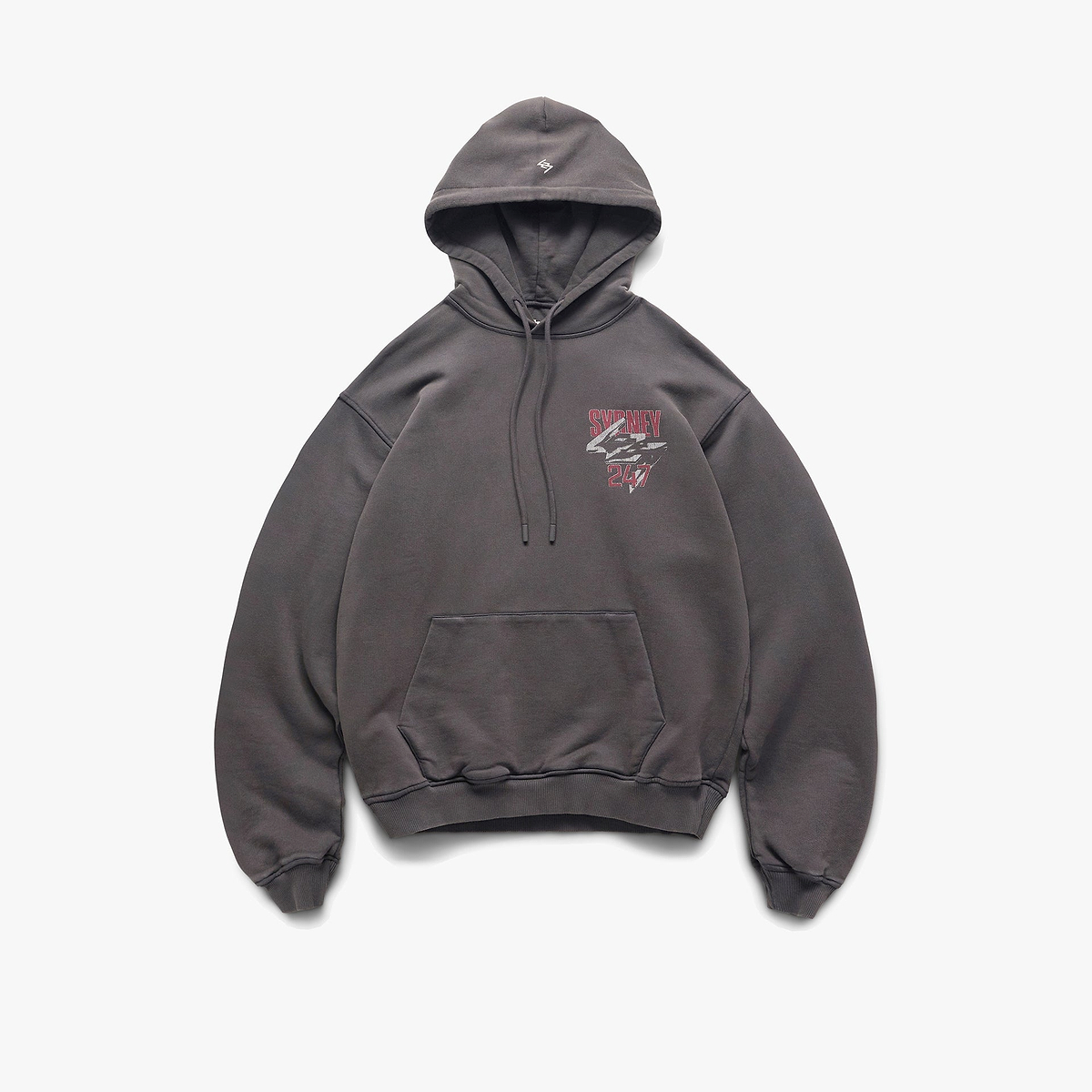 247 Sydney Hoodie - Washed Grey