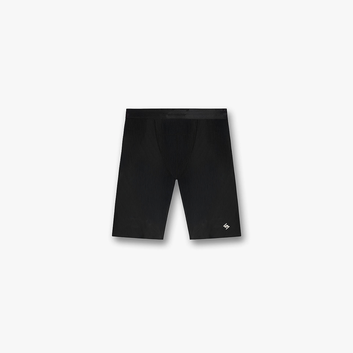 247 Ribbed Half Tight - Jet Black