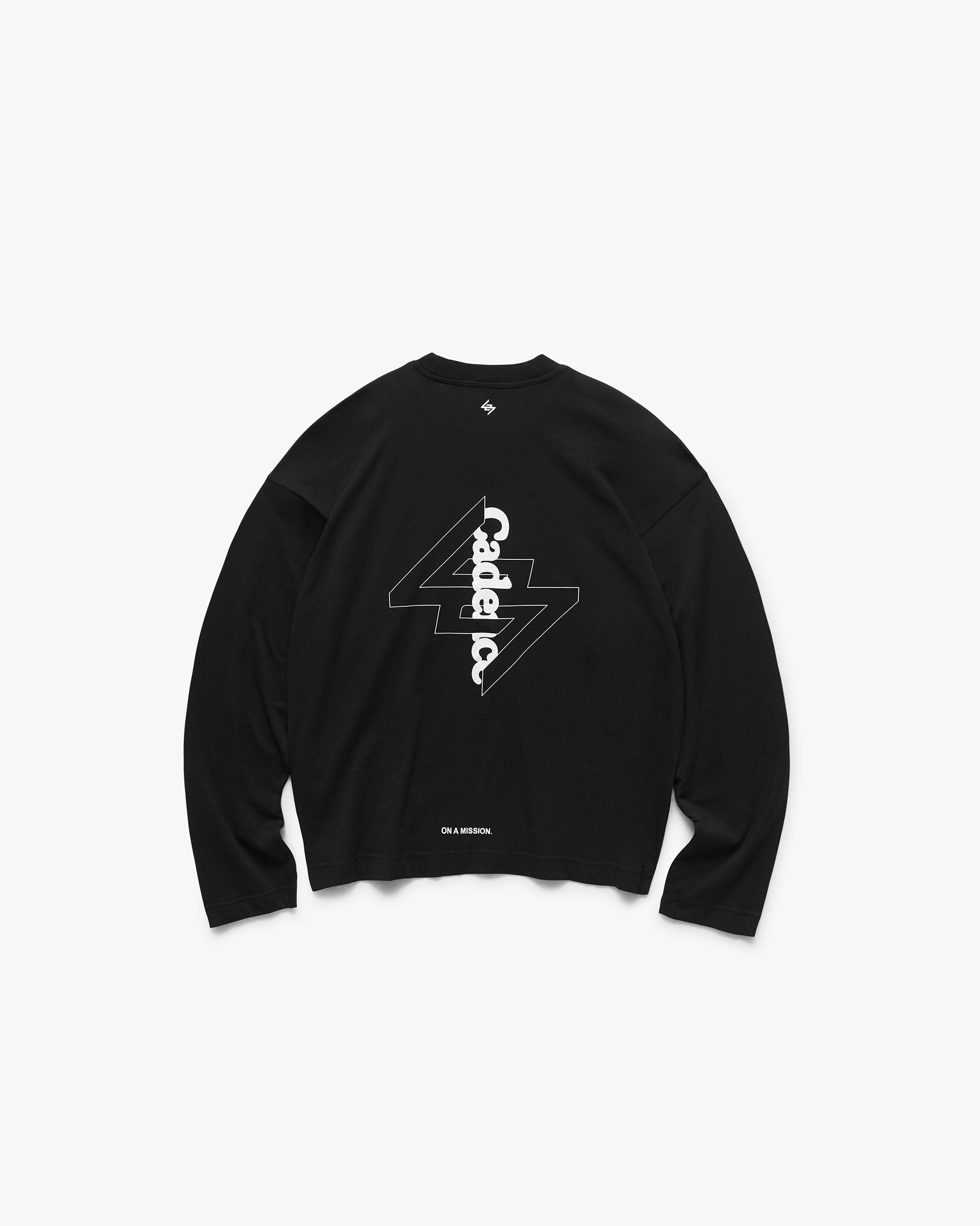 247 X Cadence Long Sleeve T-Shirt - Jet Black