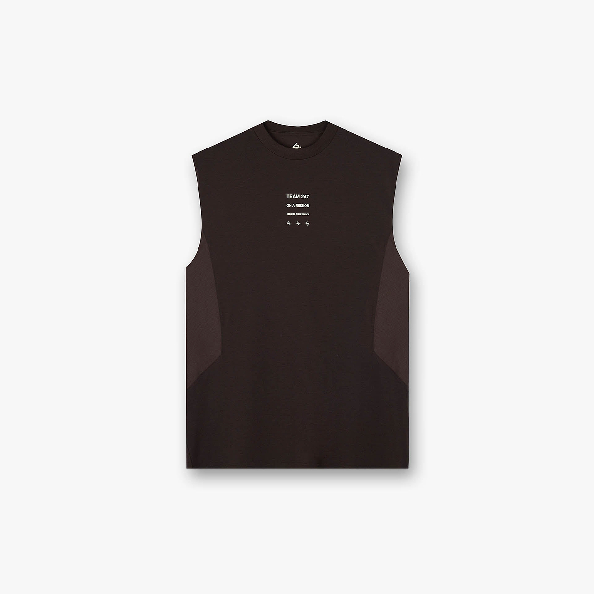 247 Uprising Oversized Tank - Chocolate