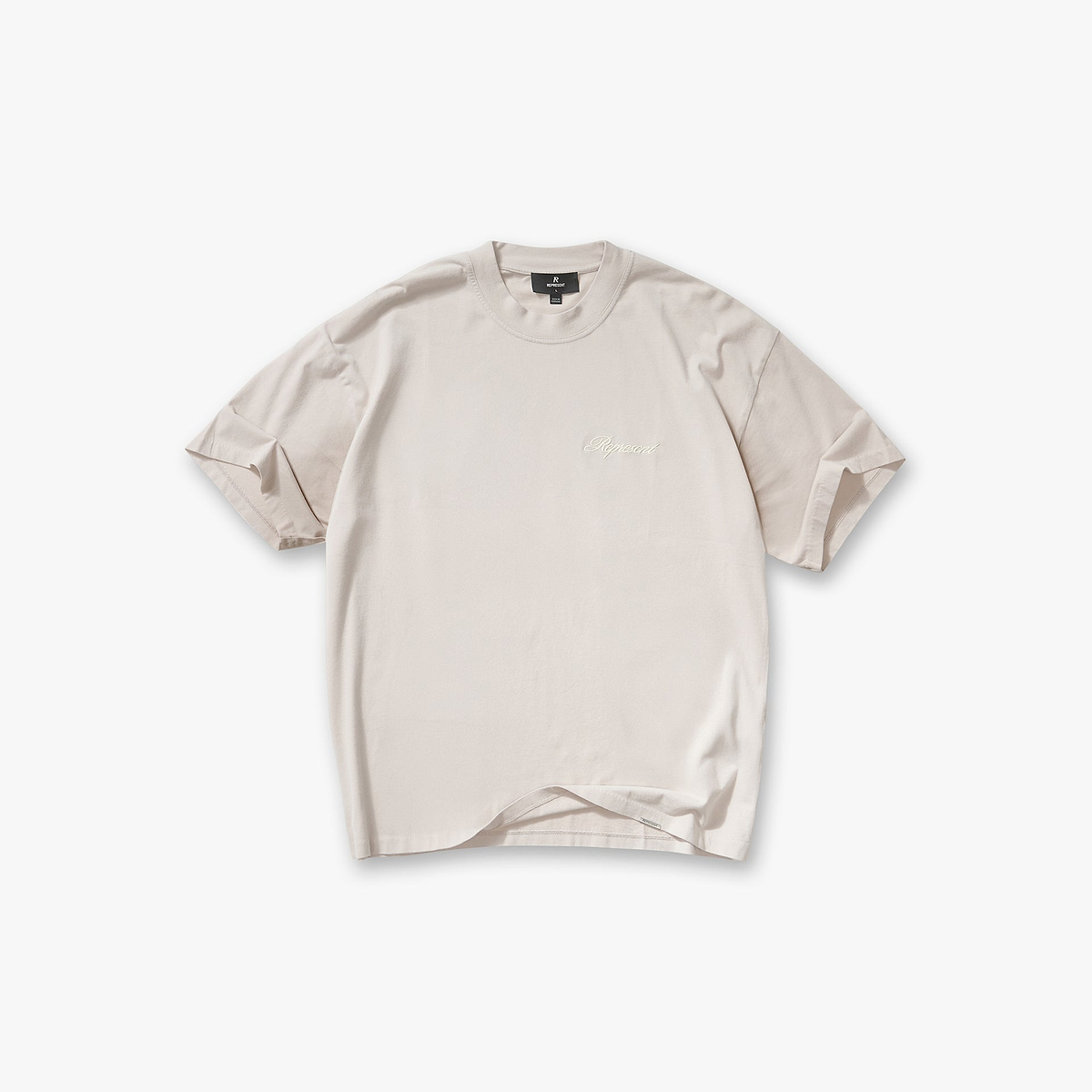 Script Logo T-Shirt - Concrete