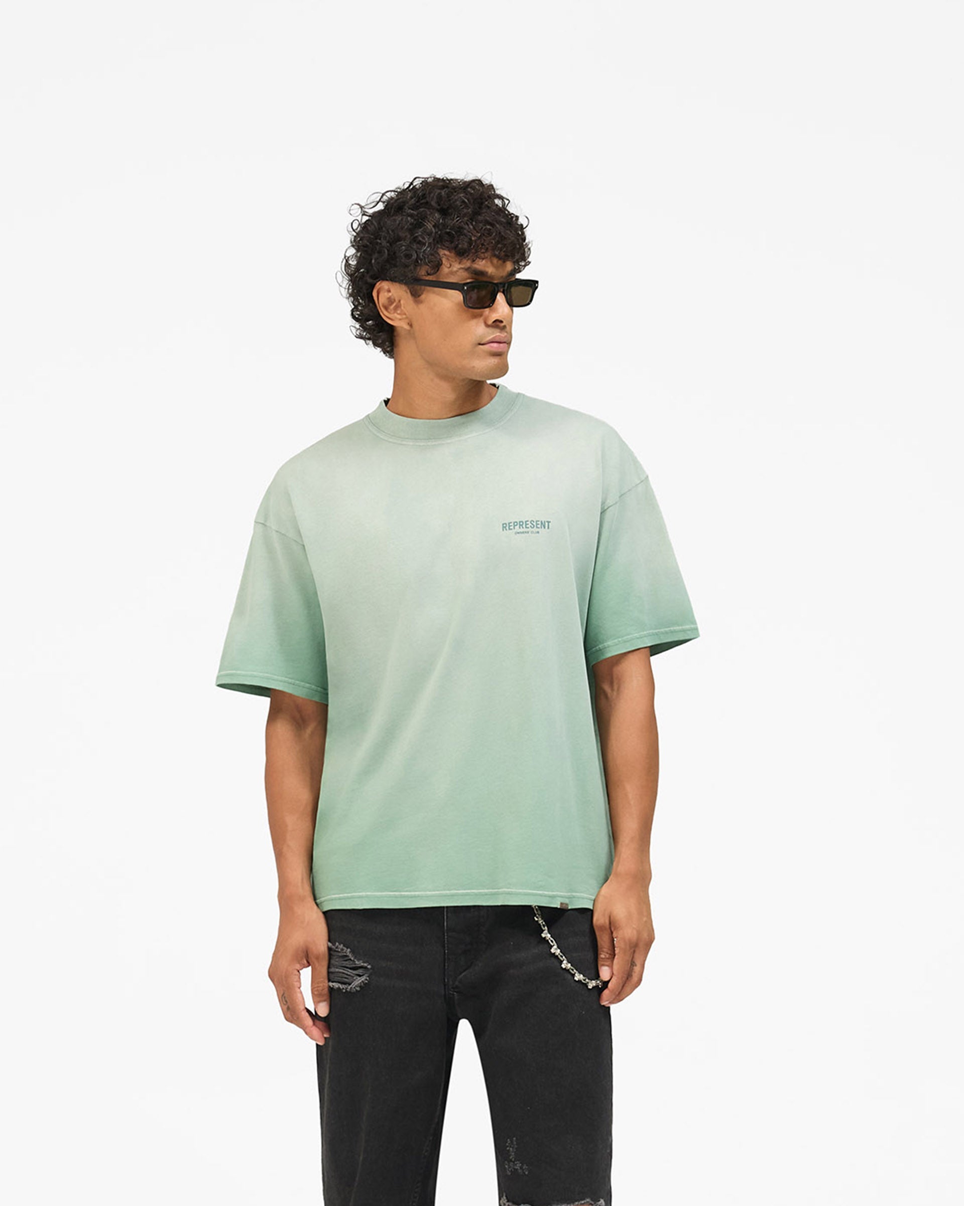 Represent Owners Club T-Shirt - Washed Aloe