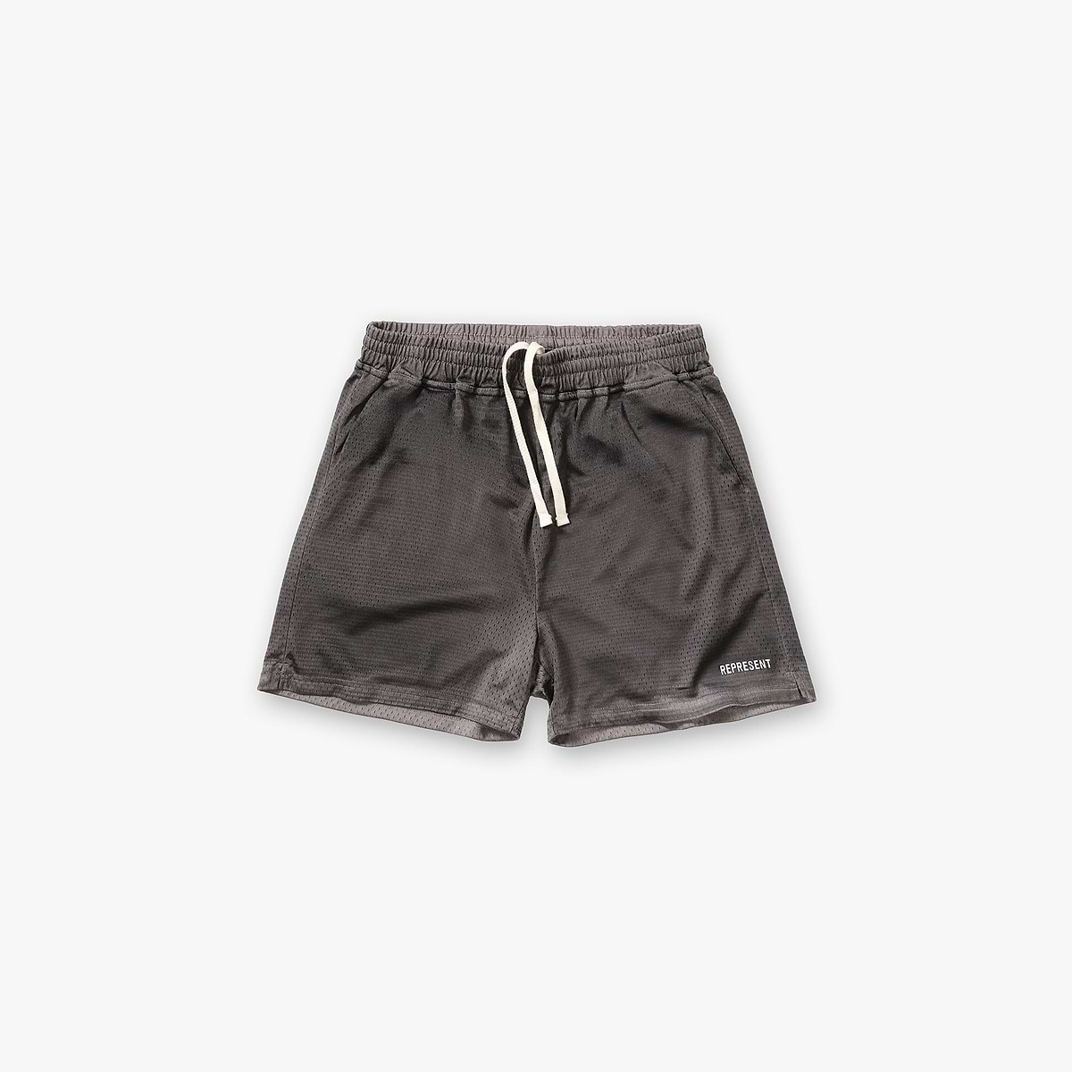 Washed Mesh Shorts - Vintage Grey