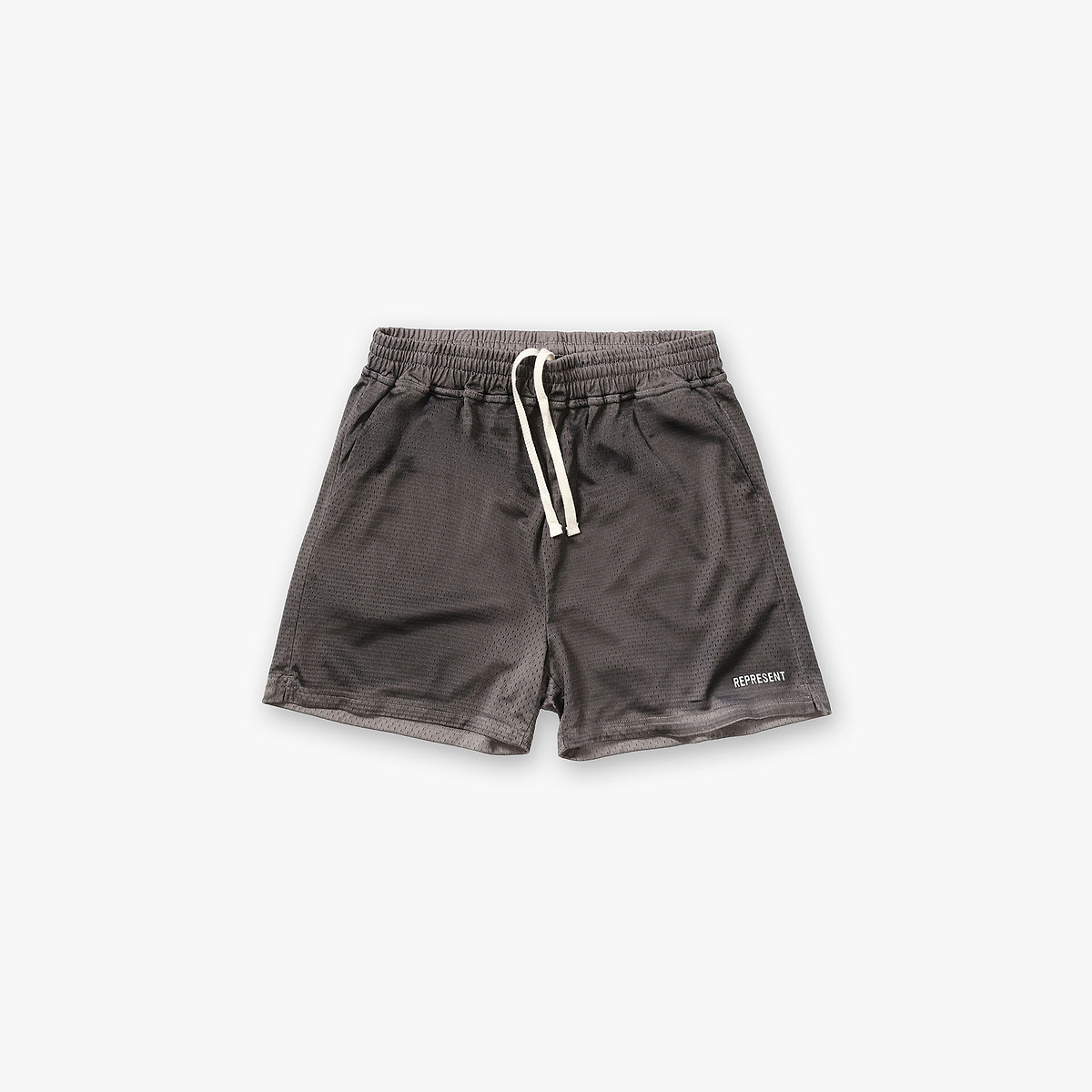 Washed Mesh Shorts - Vintage Grey