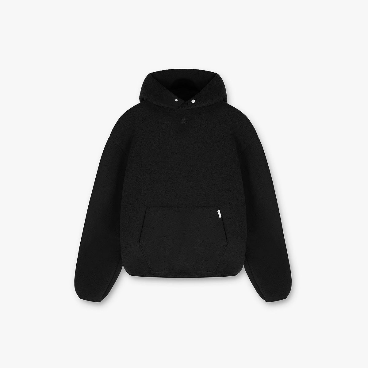 Fleece Oversized Hoodie - Black