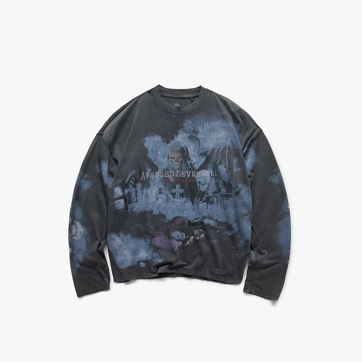 247 x Avenged Sevenfold Nightmare Long Sleeve T-Shirt - Aged Black