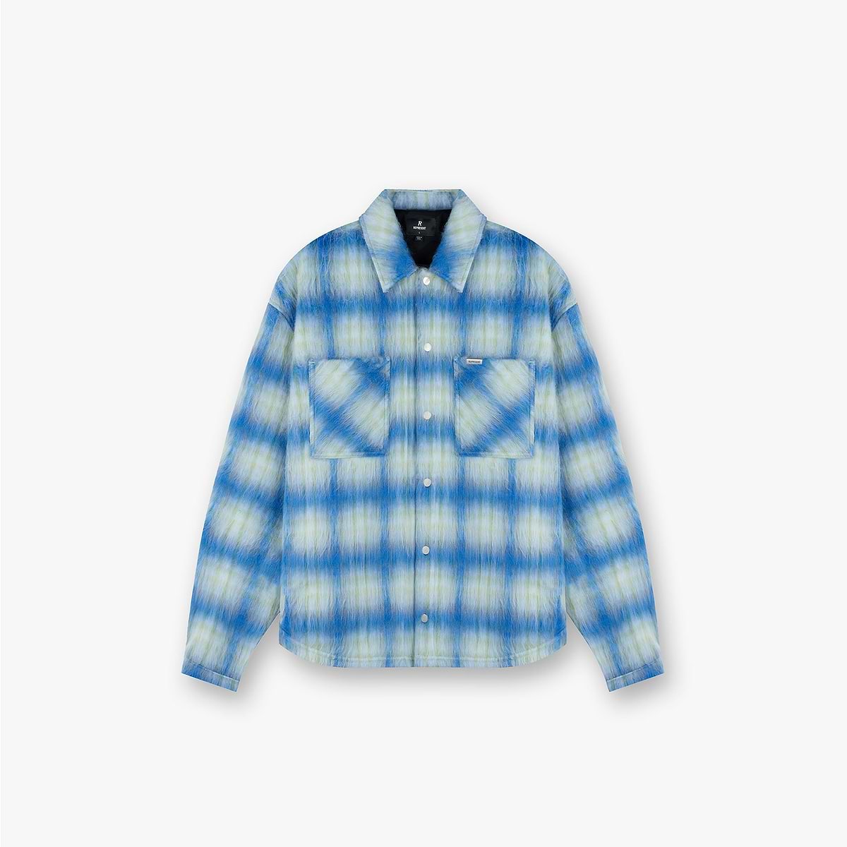 Textured Overshirt - Electric Blue
