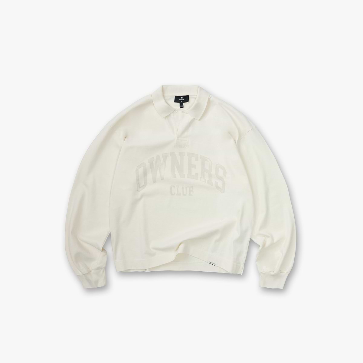 Represent Owners Club Rugby Polo - Chalk