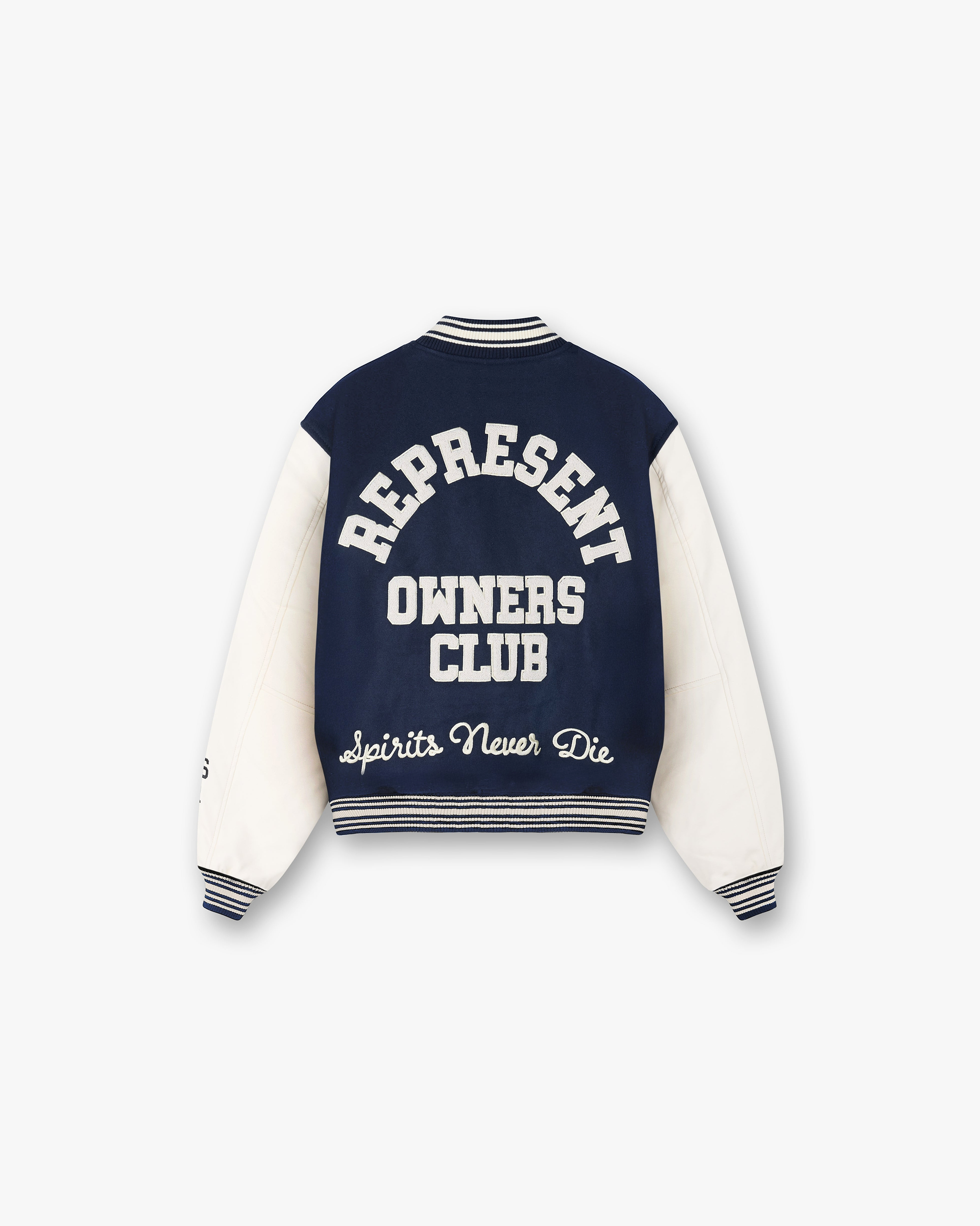 Represent Owners Club Varsity Jacket - Midnight Navy