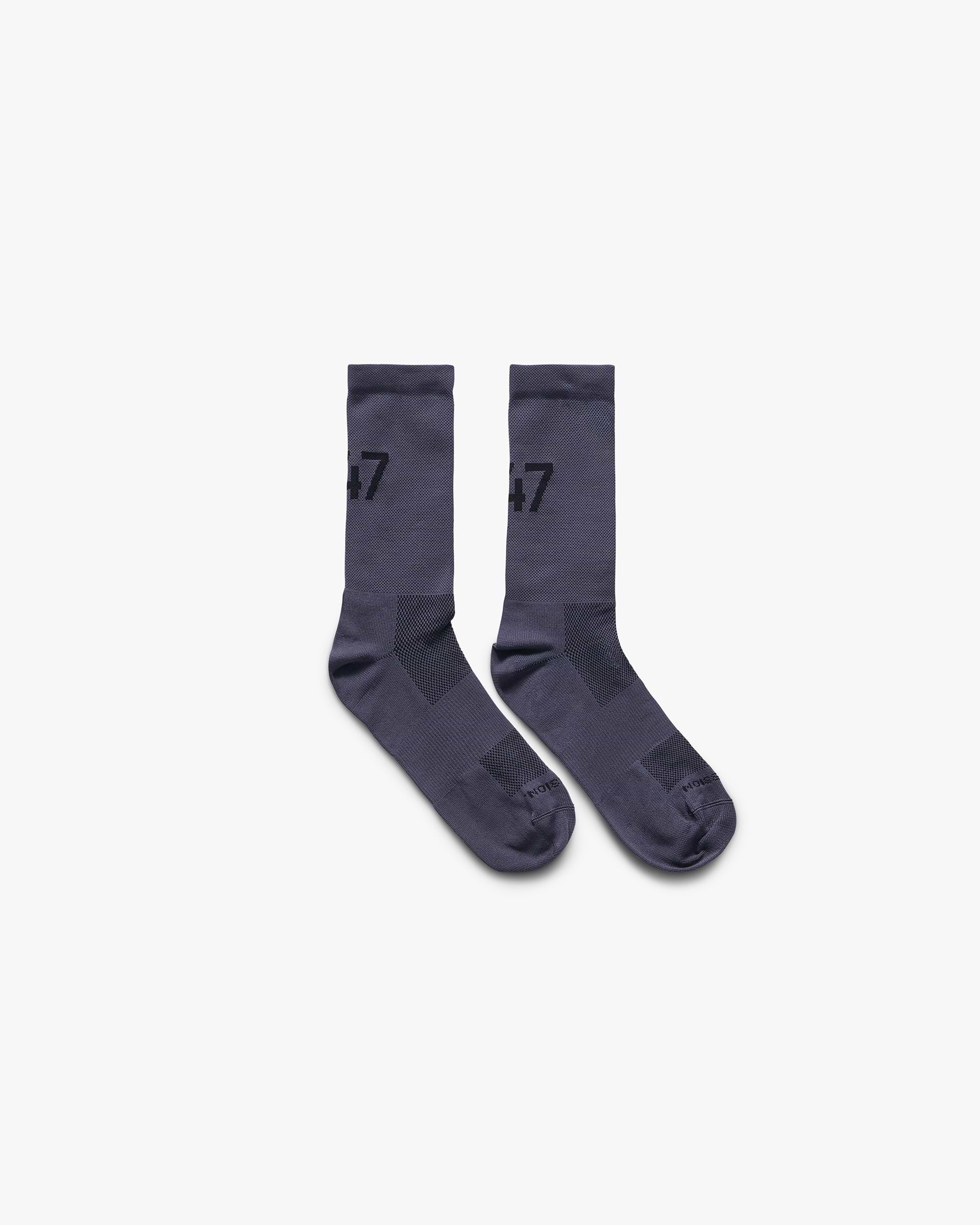 247 Numbers Race Sock - Graphene