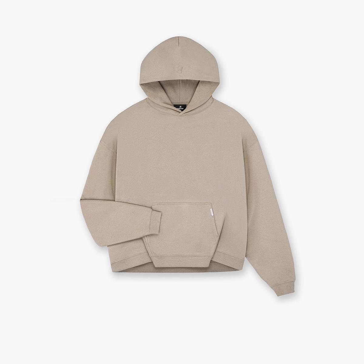 Initial Boxy Hoodie - Dune