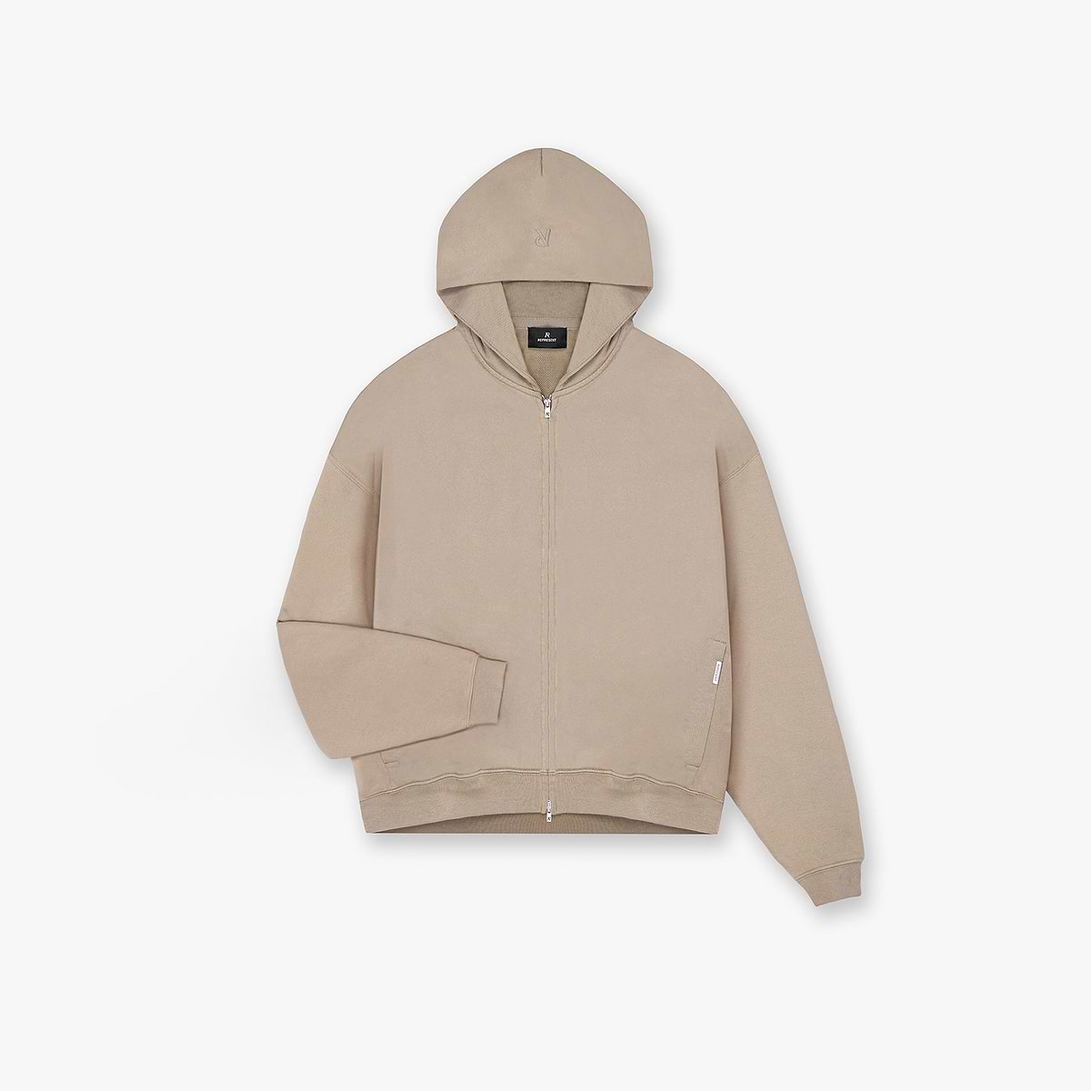 Initial Zip Hoodie - Dune