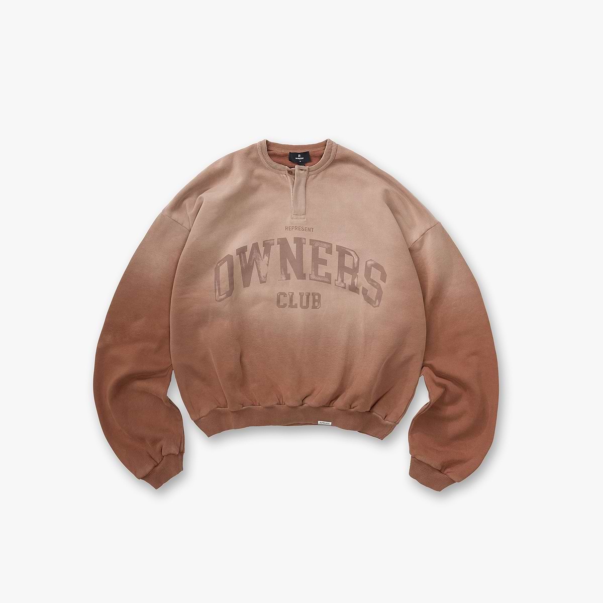 Represent Owners Club Henley Sweater - Sienna