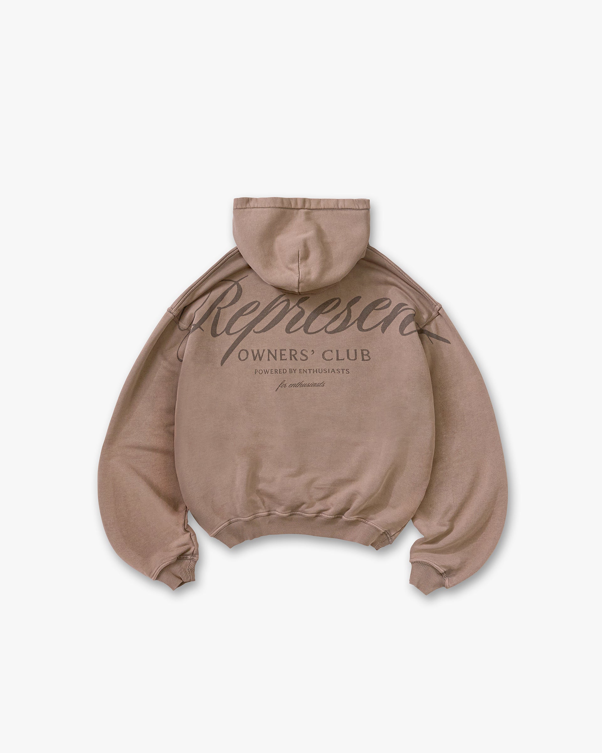 Owners Club Script Hoodie - Truffle