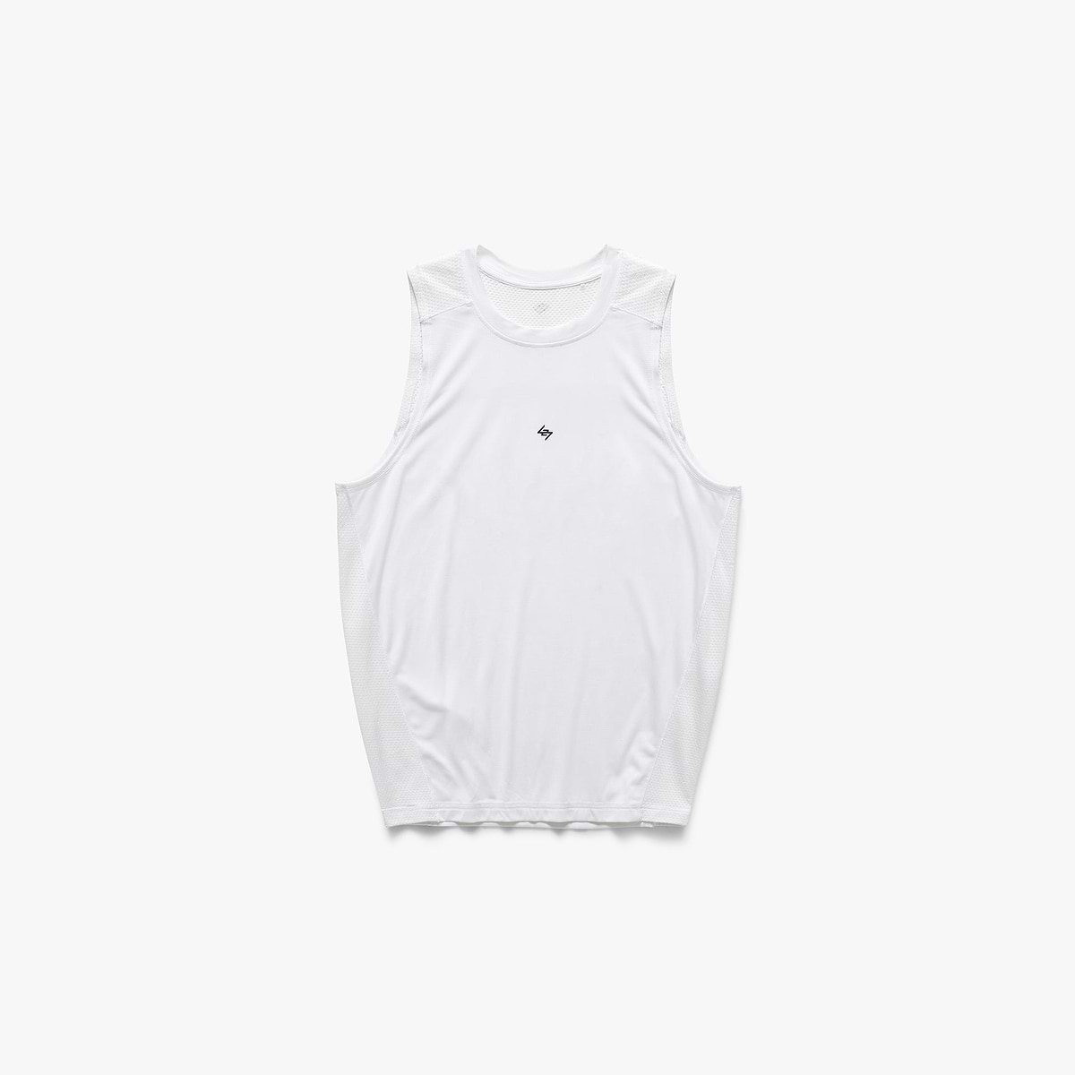 247 Numbers Vest - Flat White