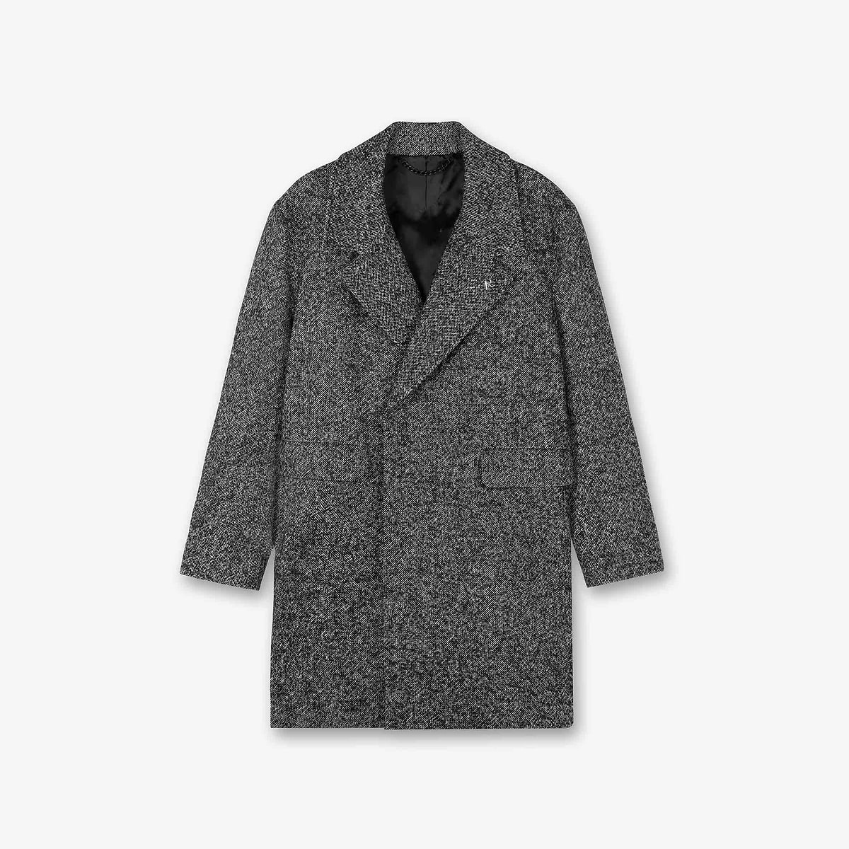 Double Breasted Overcoat - Marble