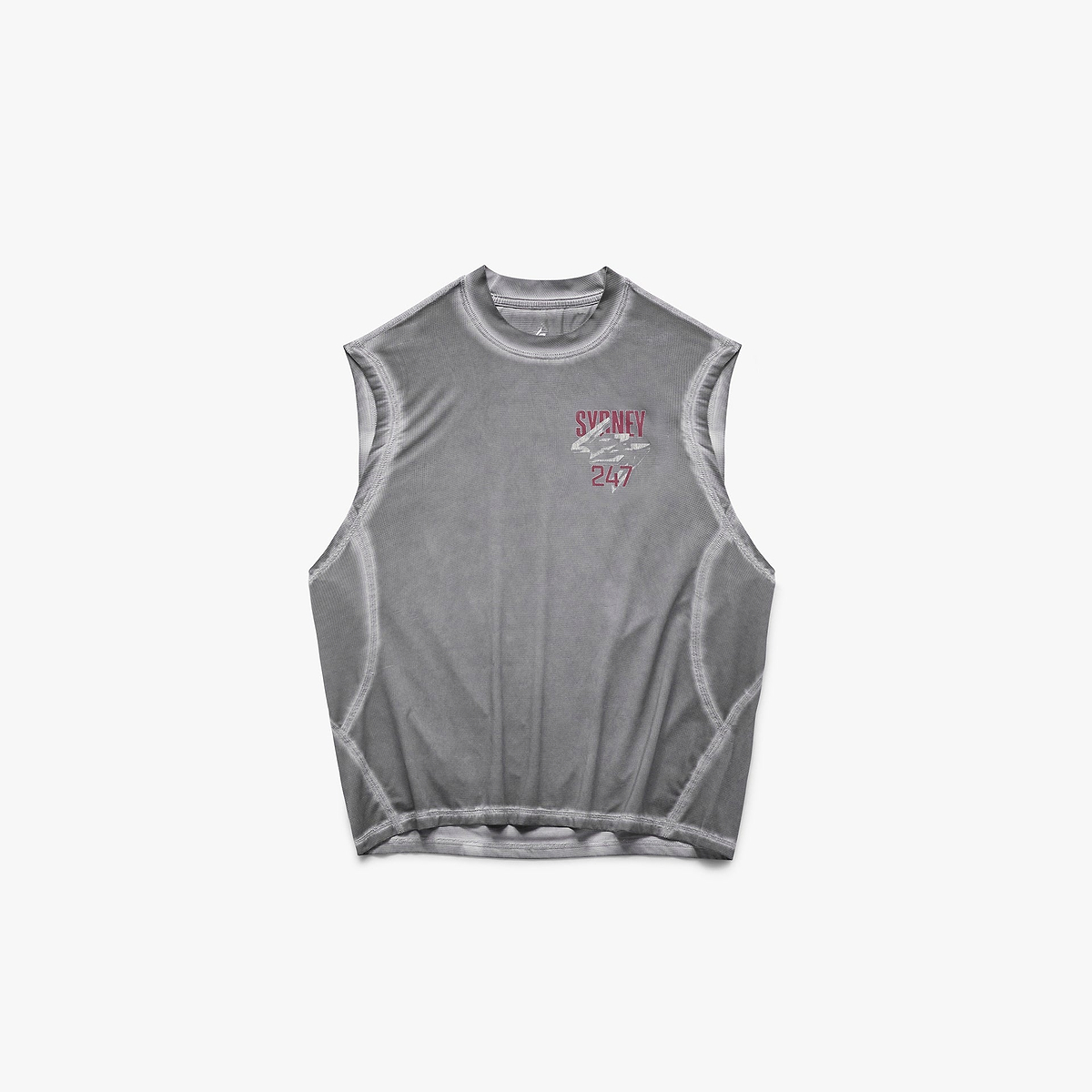 247 Sydney Tank - Washed Grey