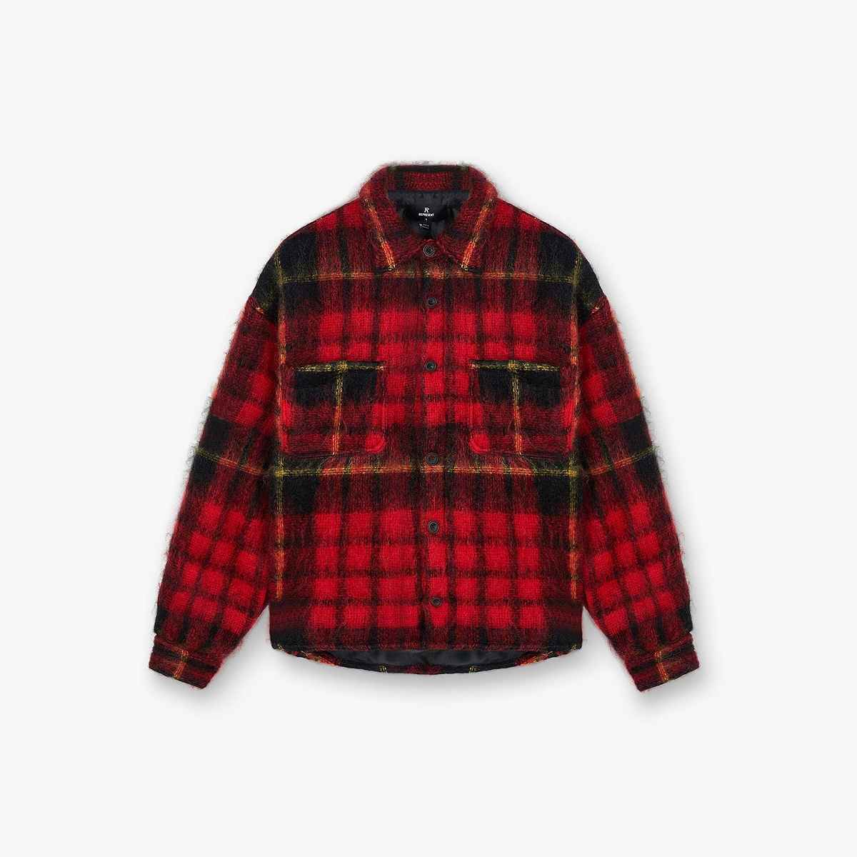 Mohair Overshirt - Red Check