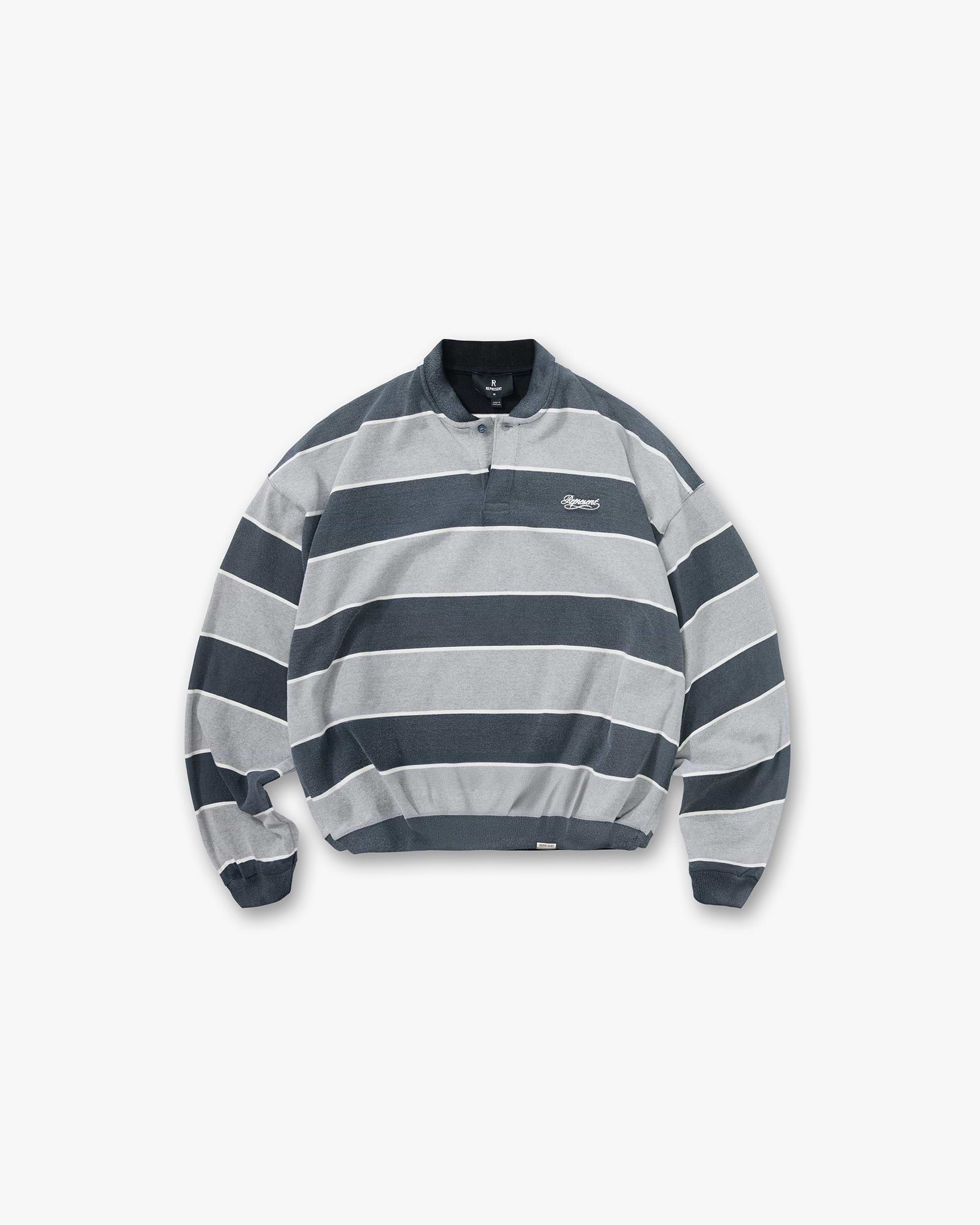 California_Striped_Henley_Collar_-_Jet_Black_Grey_Marl_01.jpg