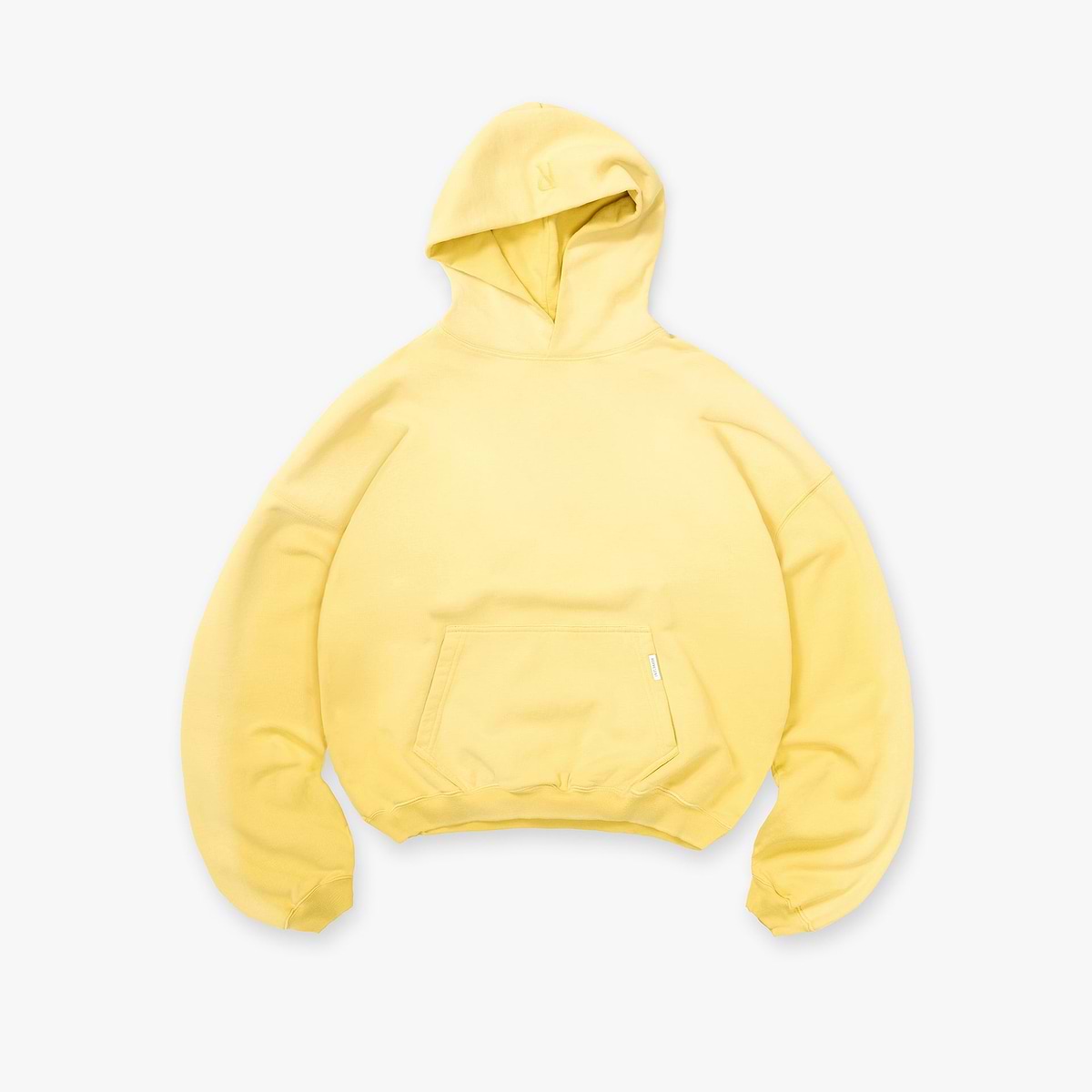 Initial Oversized Hoodie - Canary Yellow