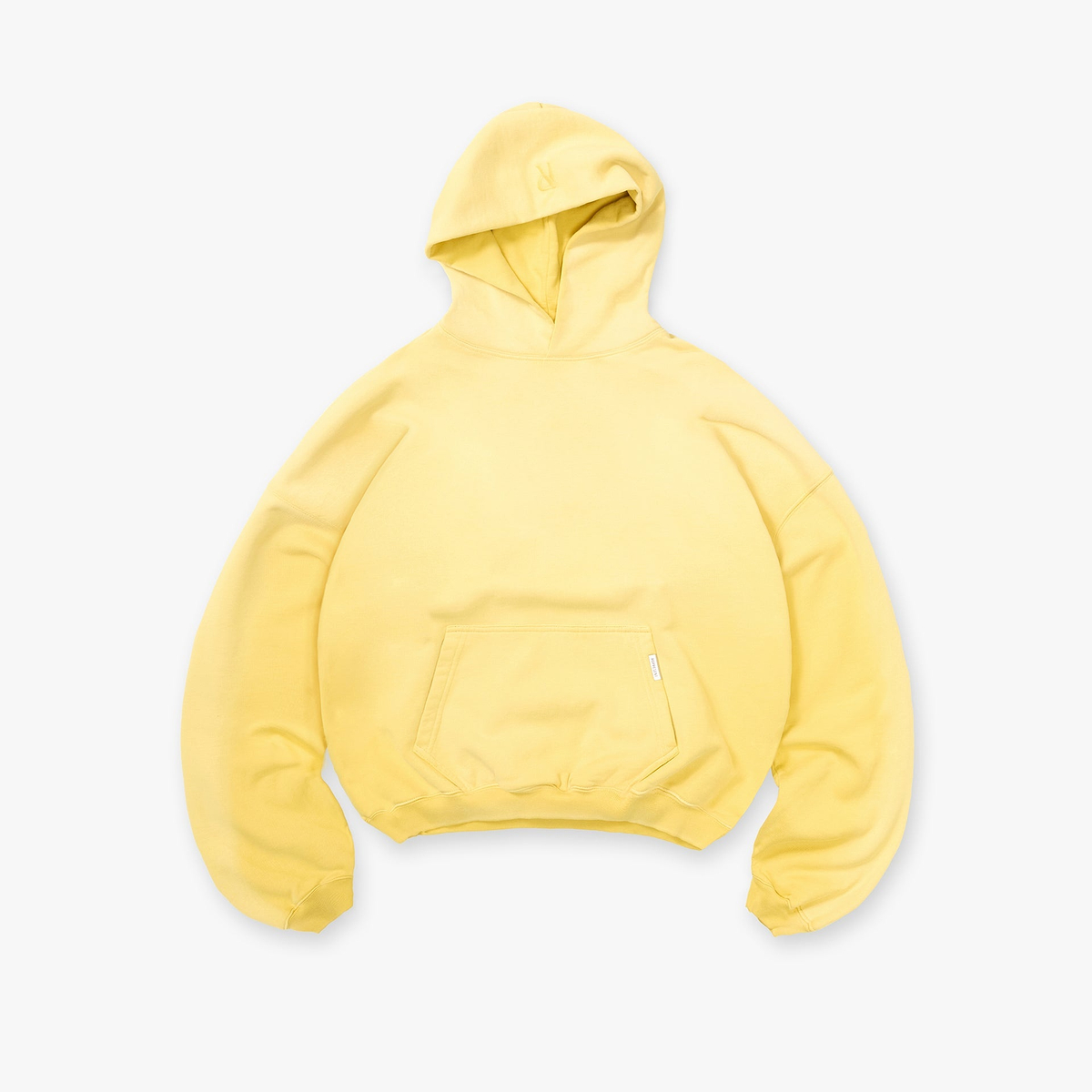 Initial Oversized Hoodie - Canary Yellow