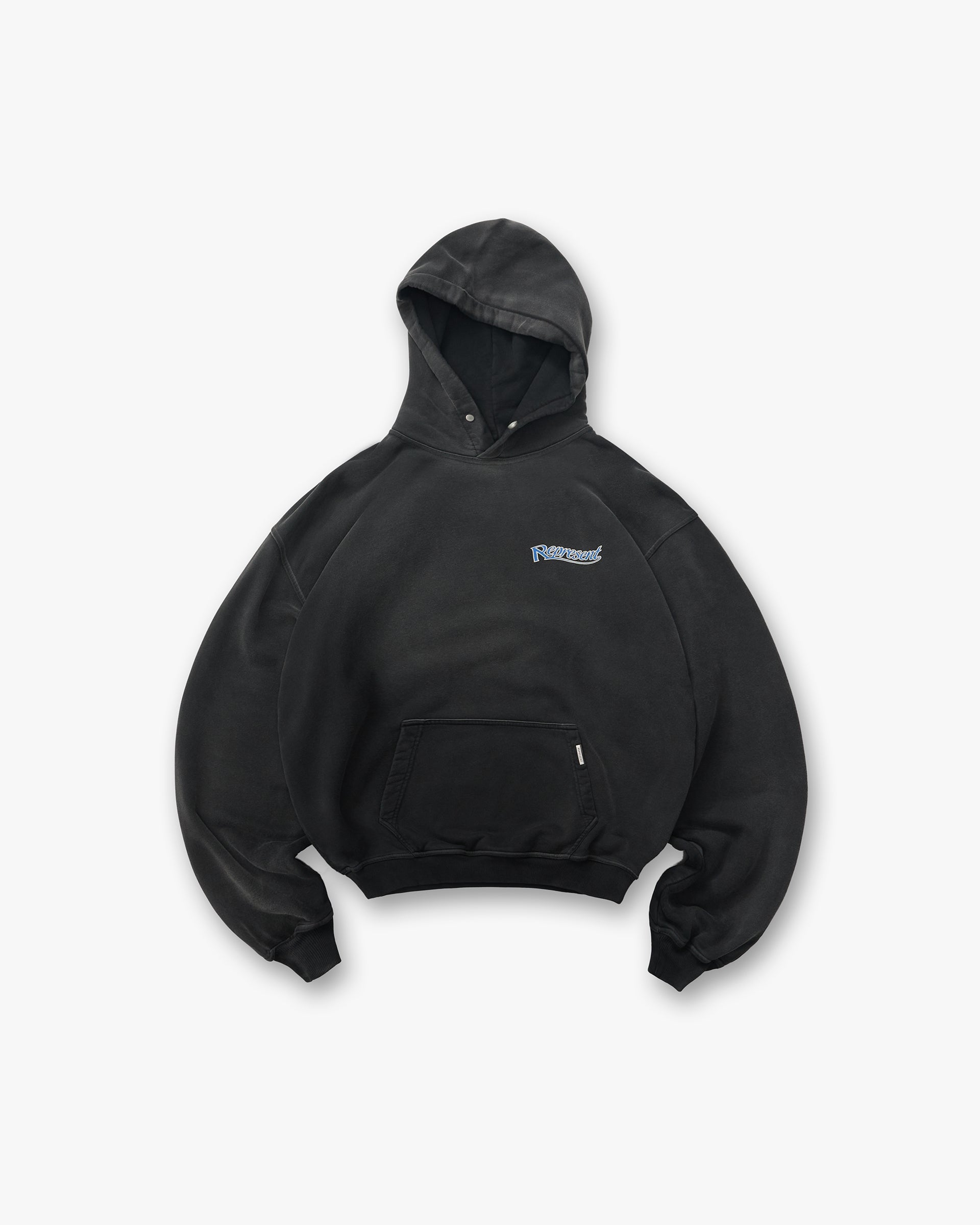 Represent Showcasing Hoodie - Stained Black