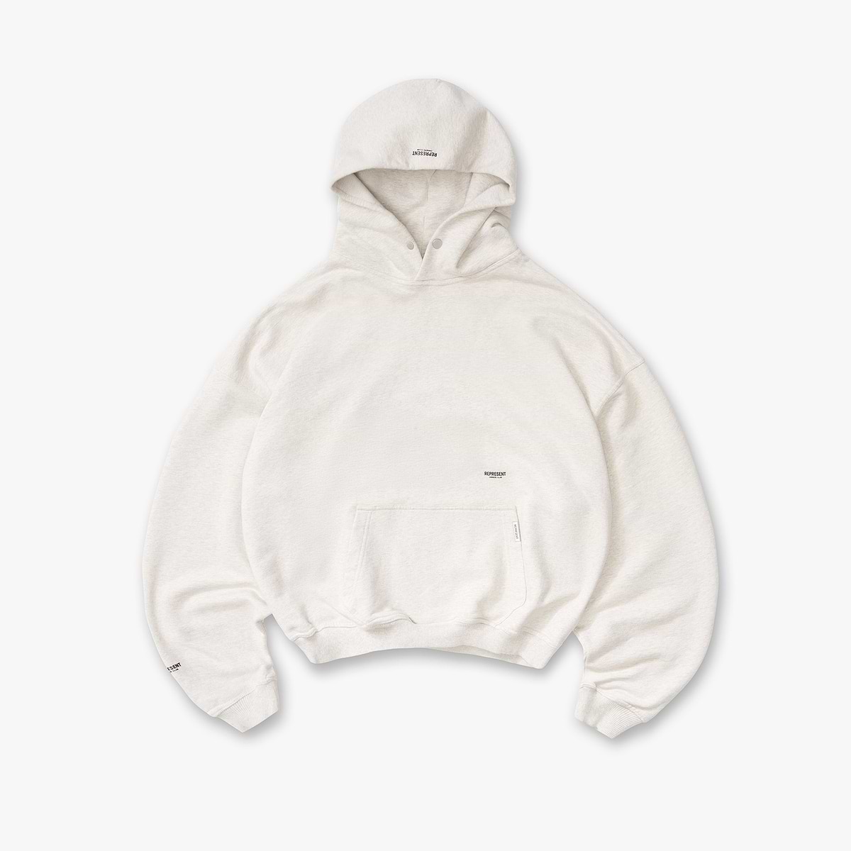 Micro Owners Club Hoodie - Cream Marl