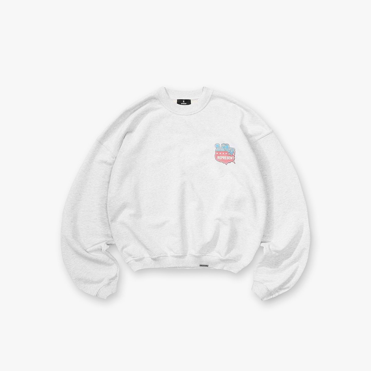 Represent x Beach Boys Americas Band Sweater - Ice Grey Marl