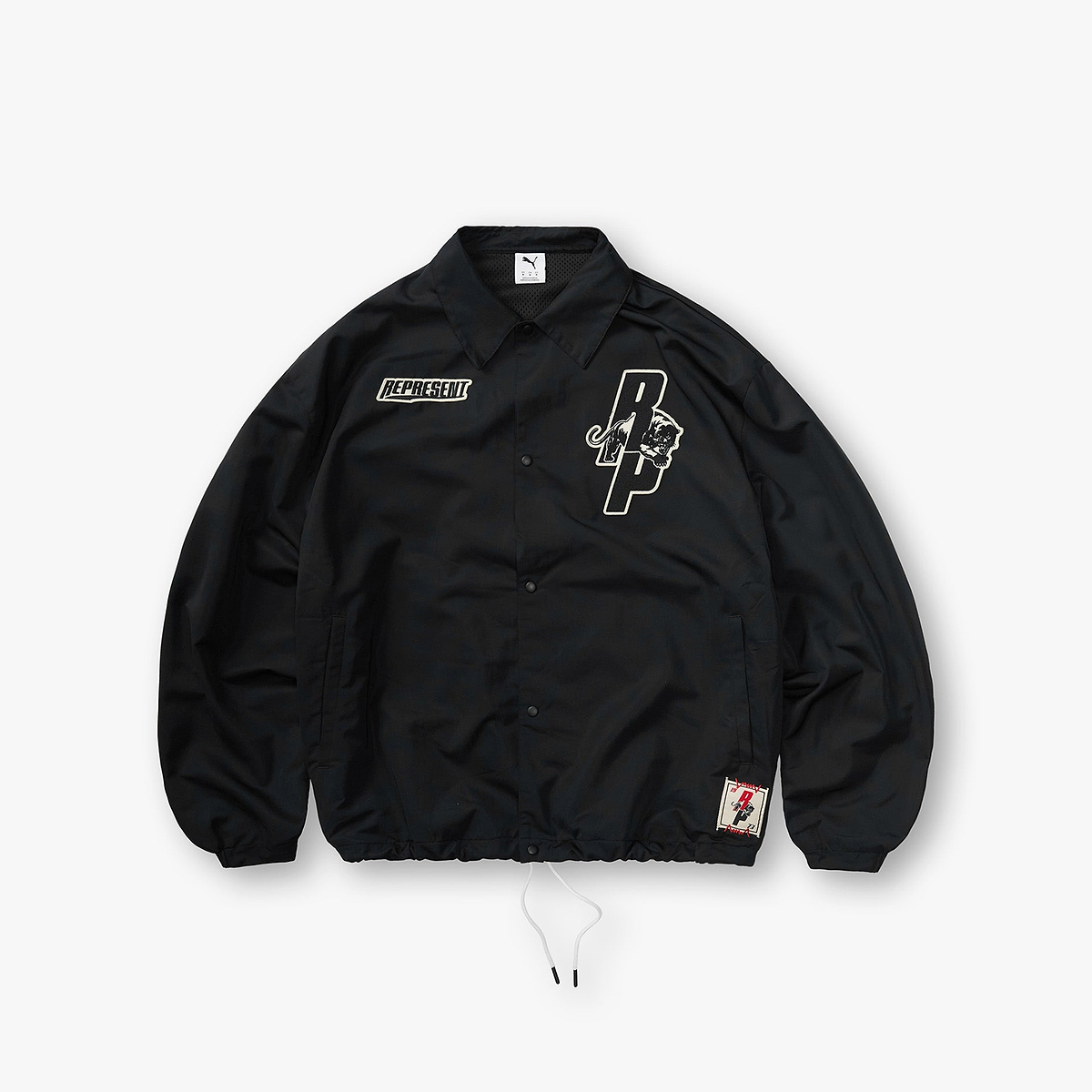 Represent X Puma Coach Jacket - Puma Black