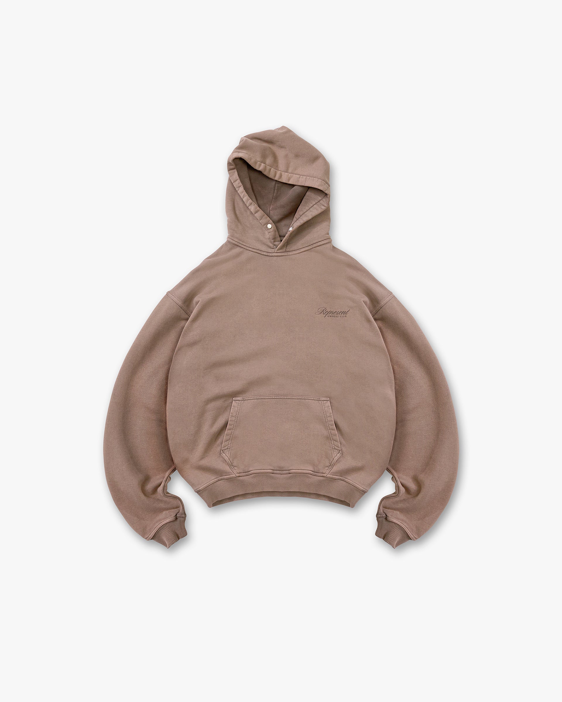 Owners Club Script Hoodie - Truffle