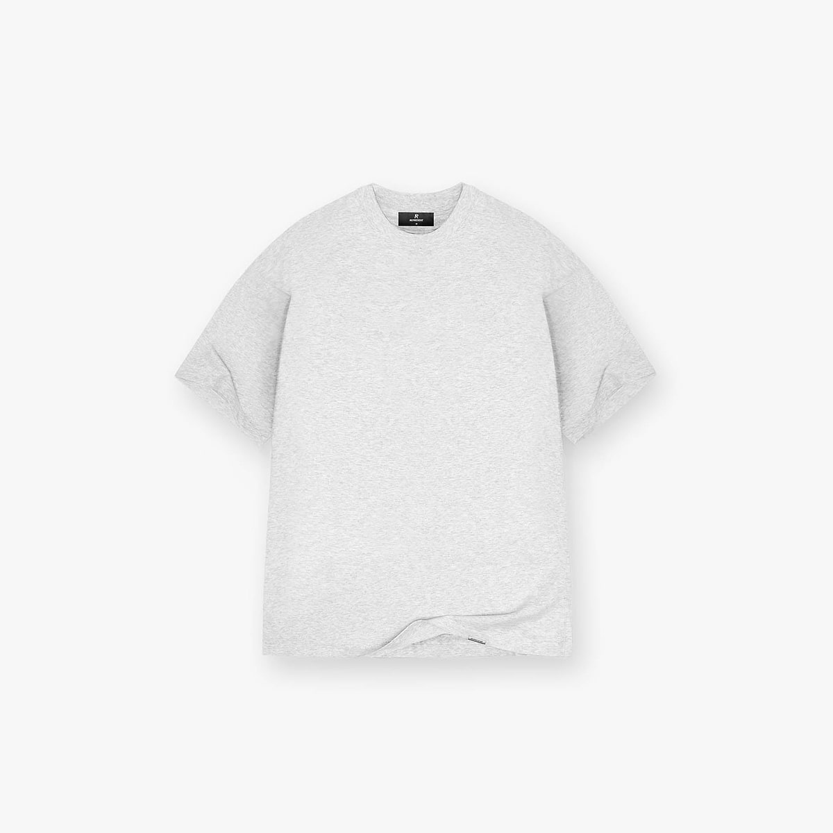 Initial Oversized T-Shirt - Ice Grey Marl
